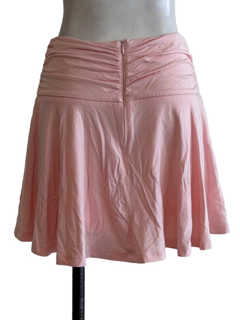 Melon Pink Mini Tennis Skirt