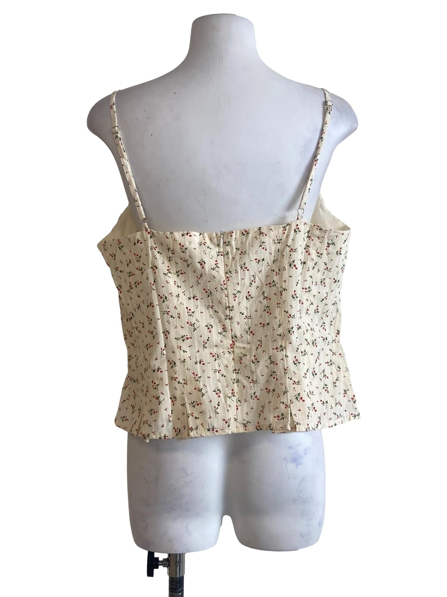 Beige Lelia Pleated Top