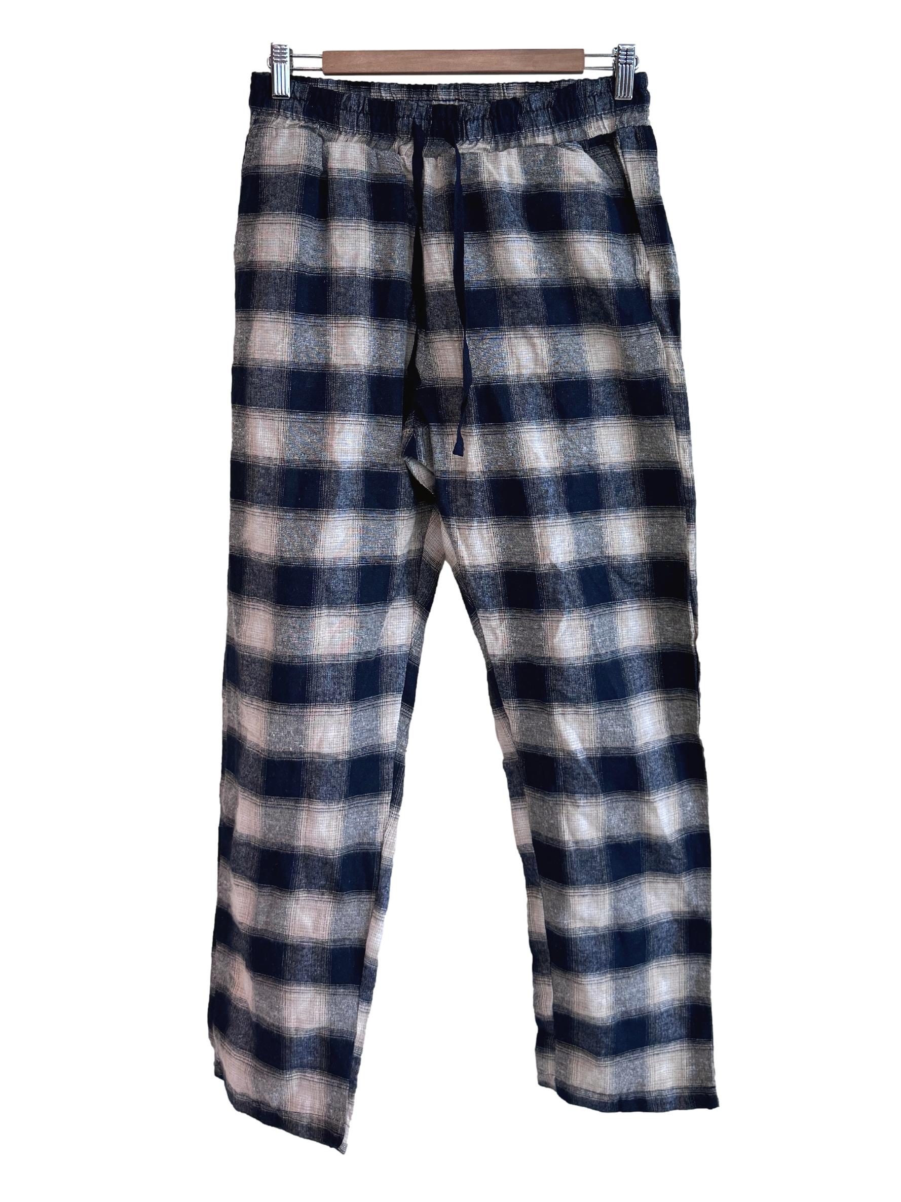 Grey Plaid Trousers