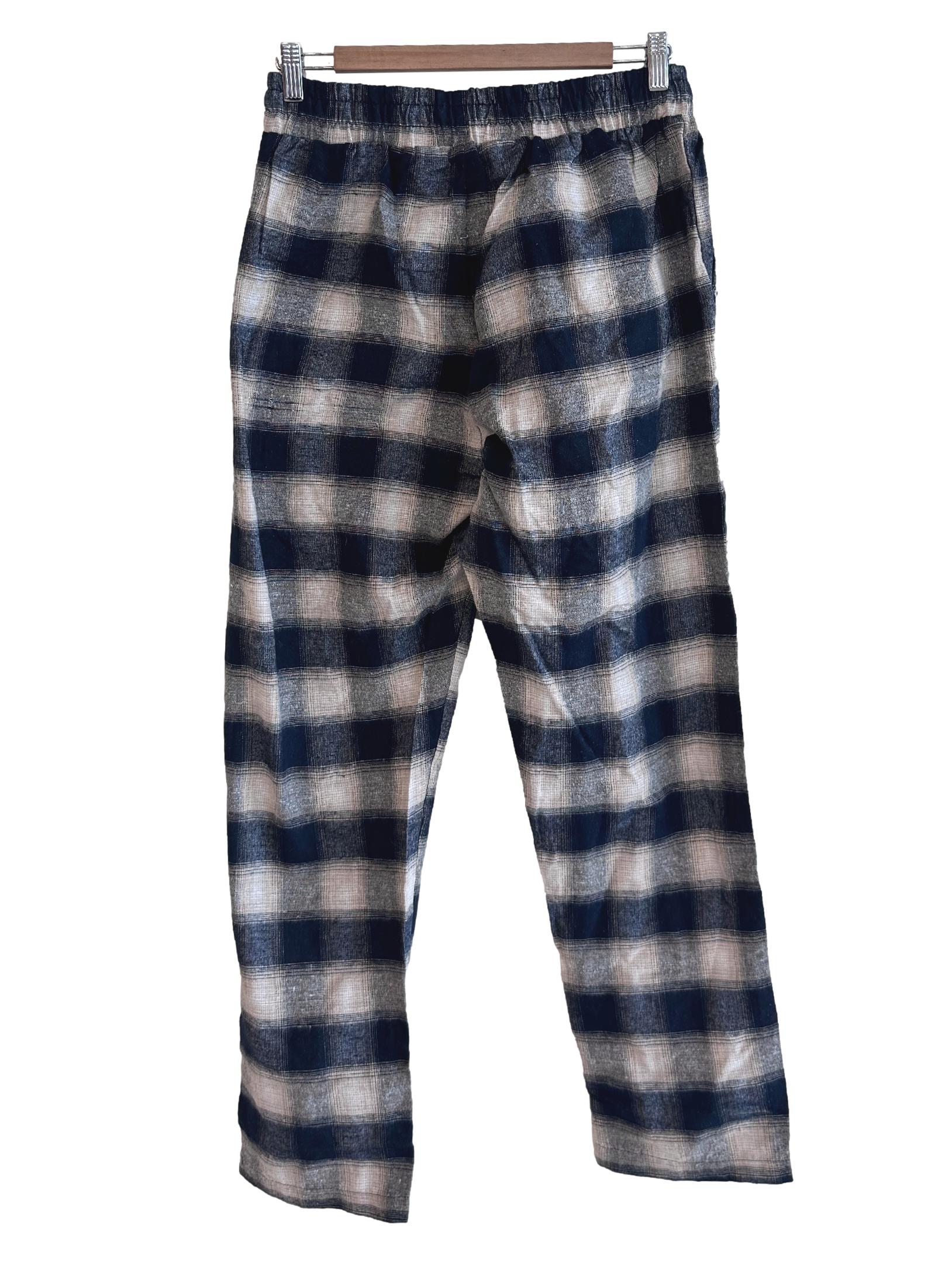 Grey Plaid Trousers