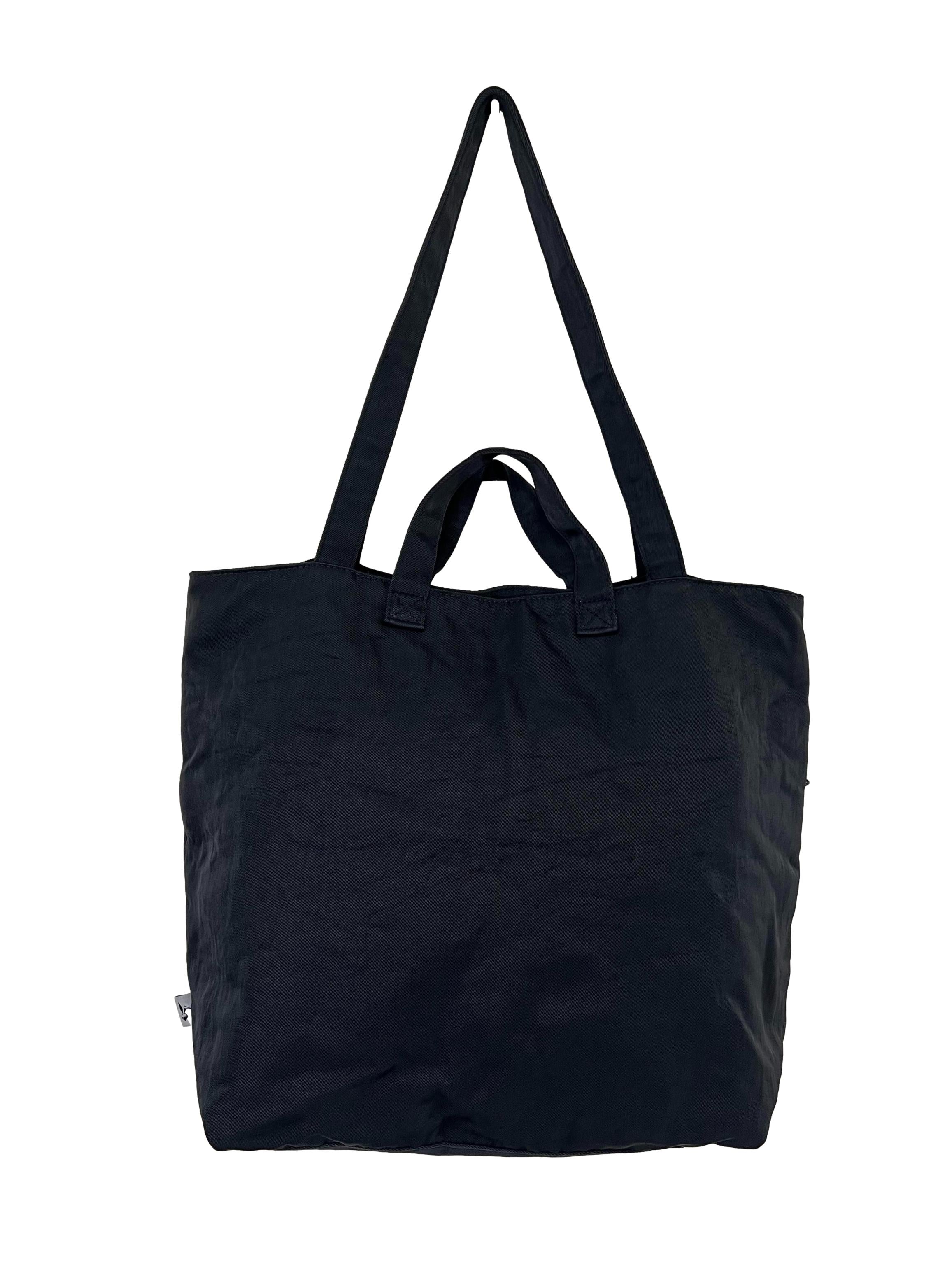 Navy Fabric Tote Bag