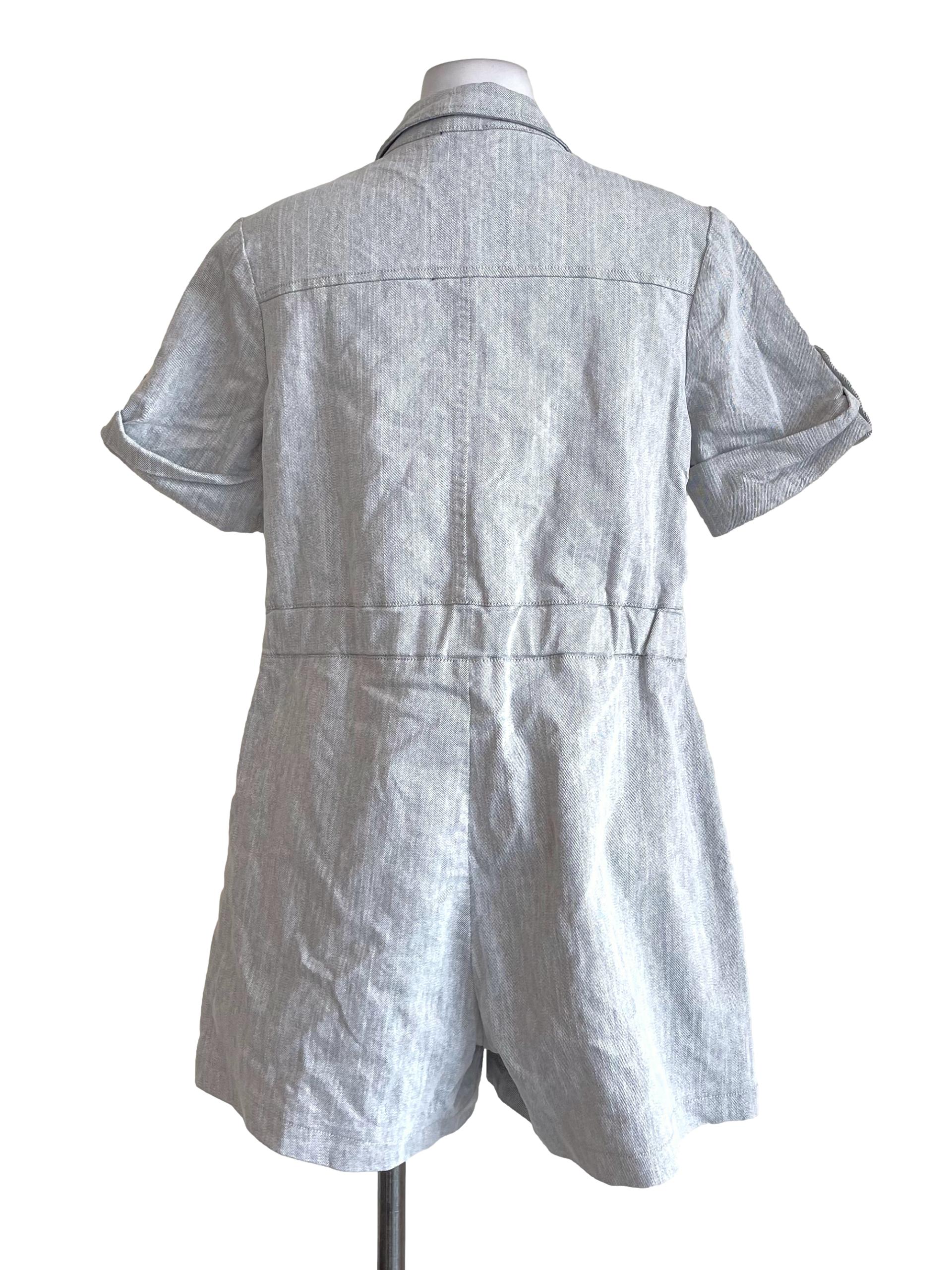 Light Grey Safari Romper