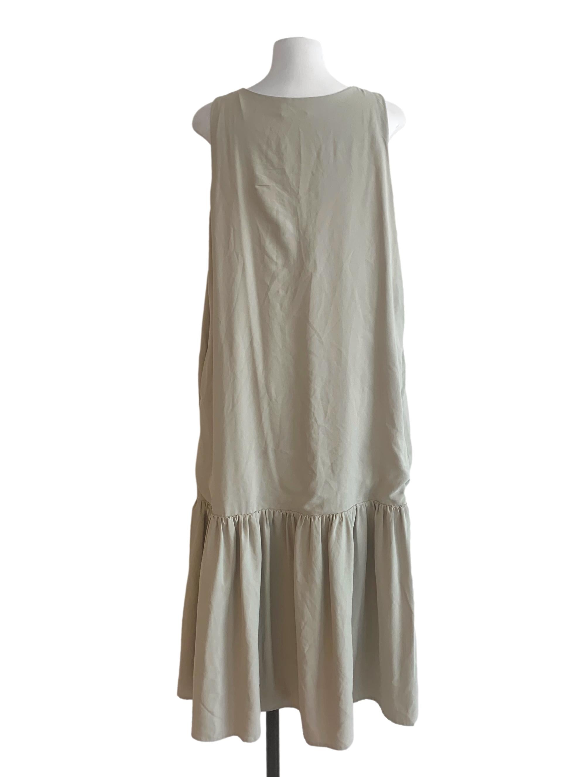 Sage Green Drop Waist Dress TCL