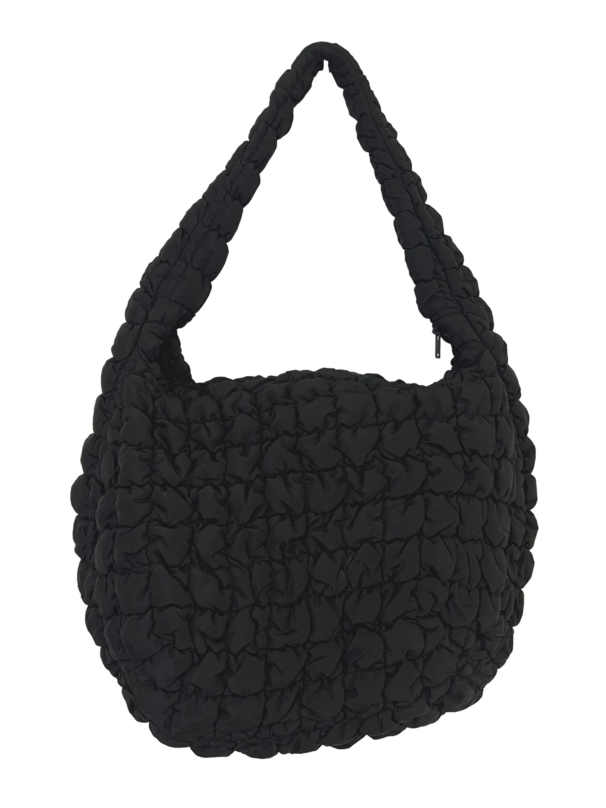 Black Quilted Shoulder Bag