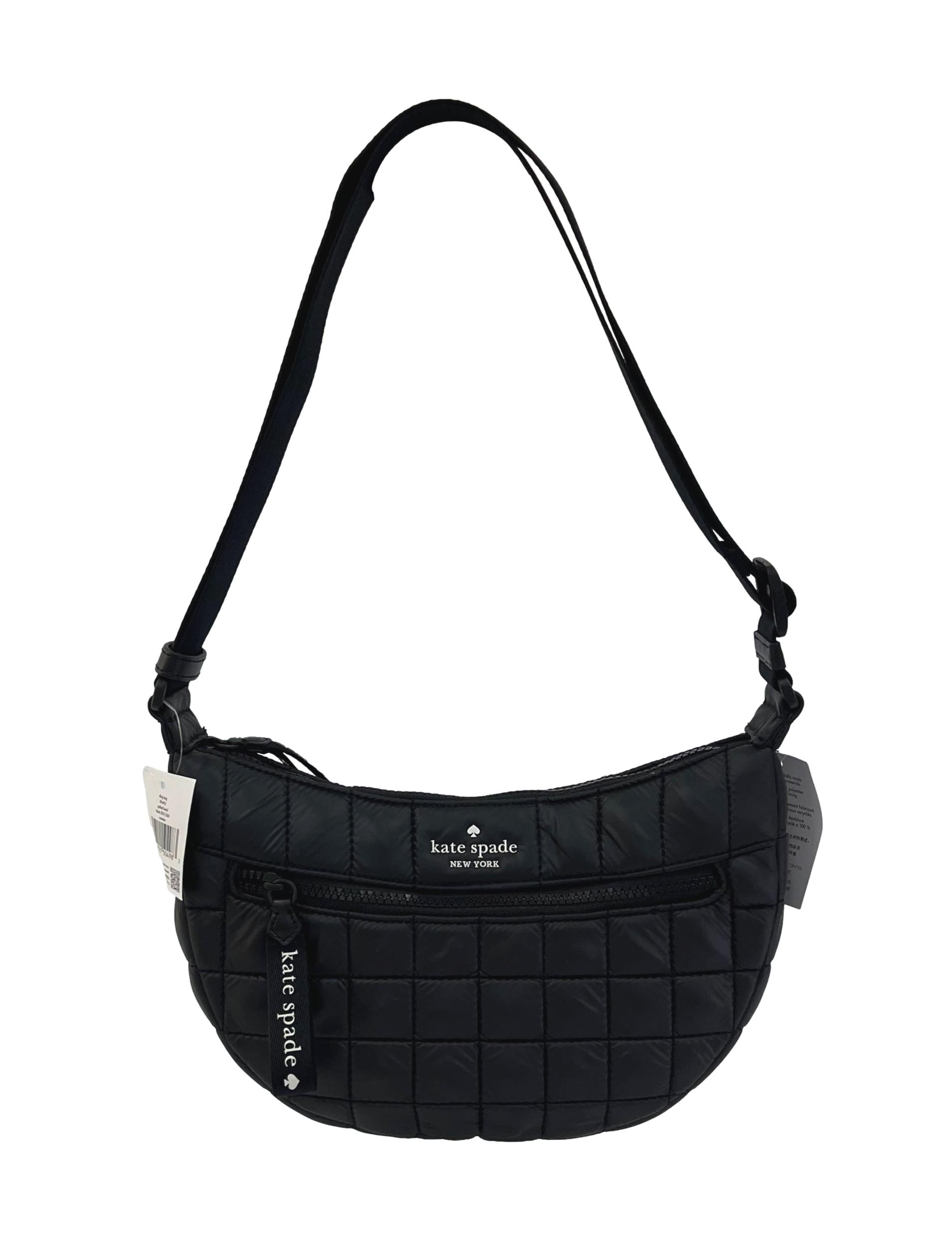 Black Polyester Camden Quilted Bag Crossbody Bag CSN