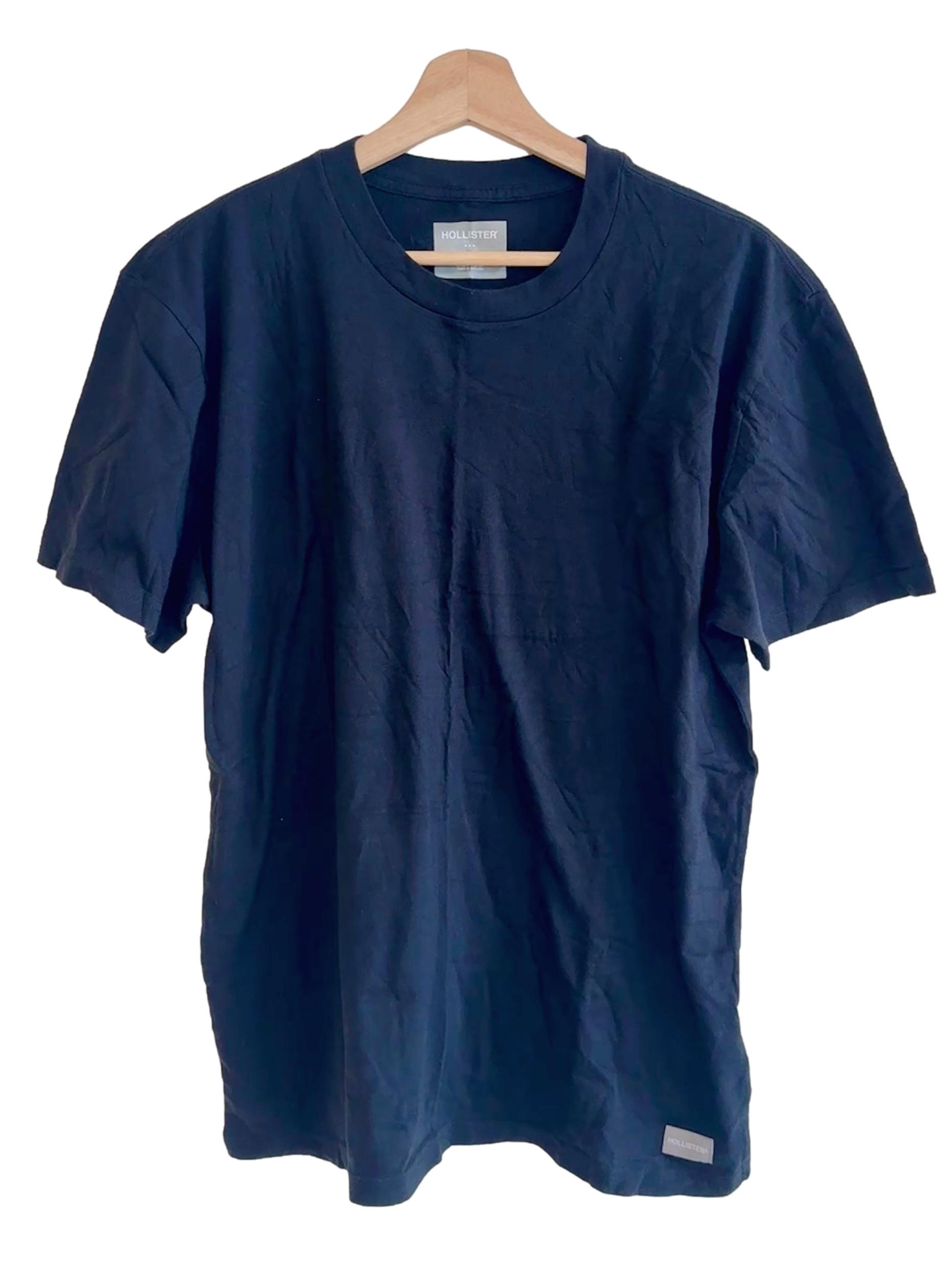 Black Plain Tee