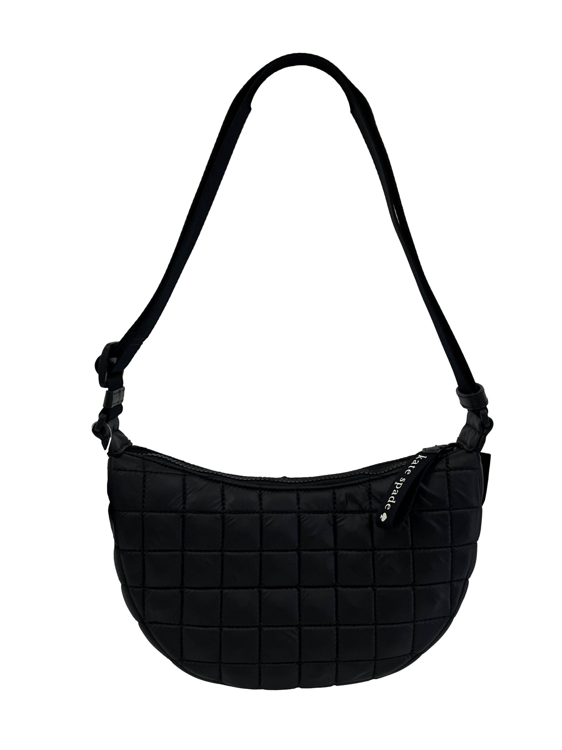Black Polyester Camden Quilted Bag Crossbody Bag CSN