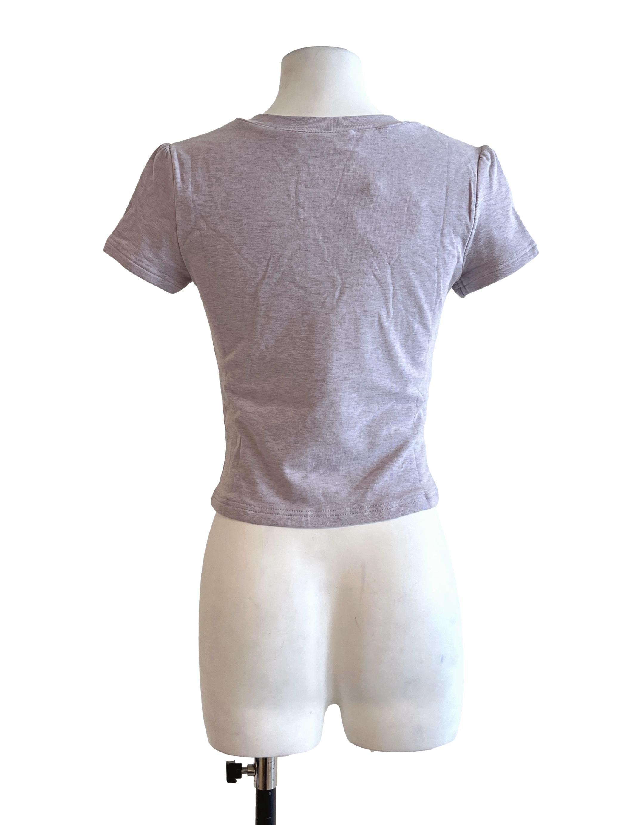 Periwinkle Purple V-Neck Top