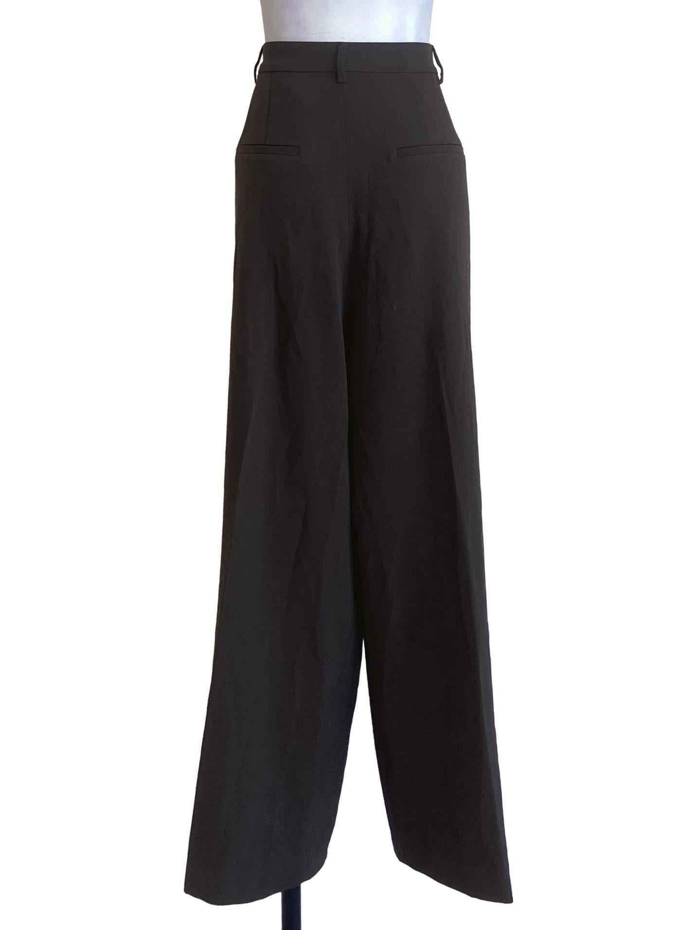 Coffee Brown Twill Formal Pants