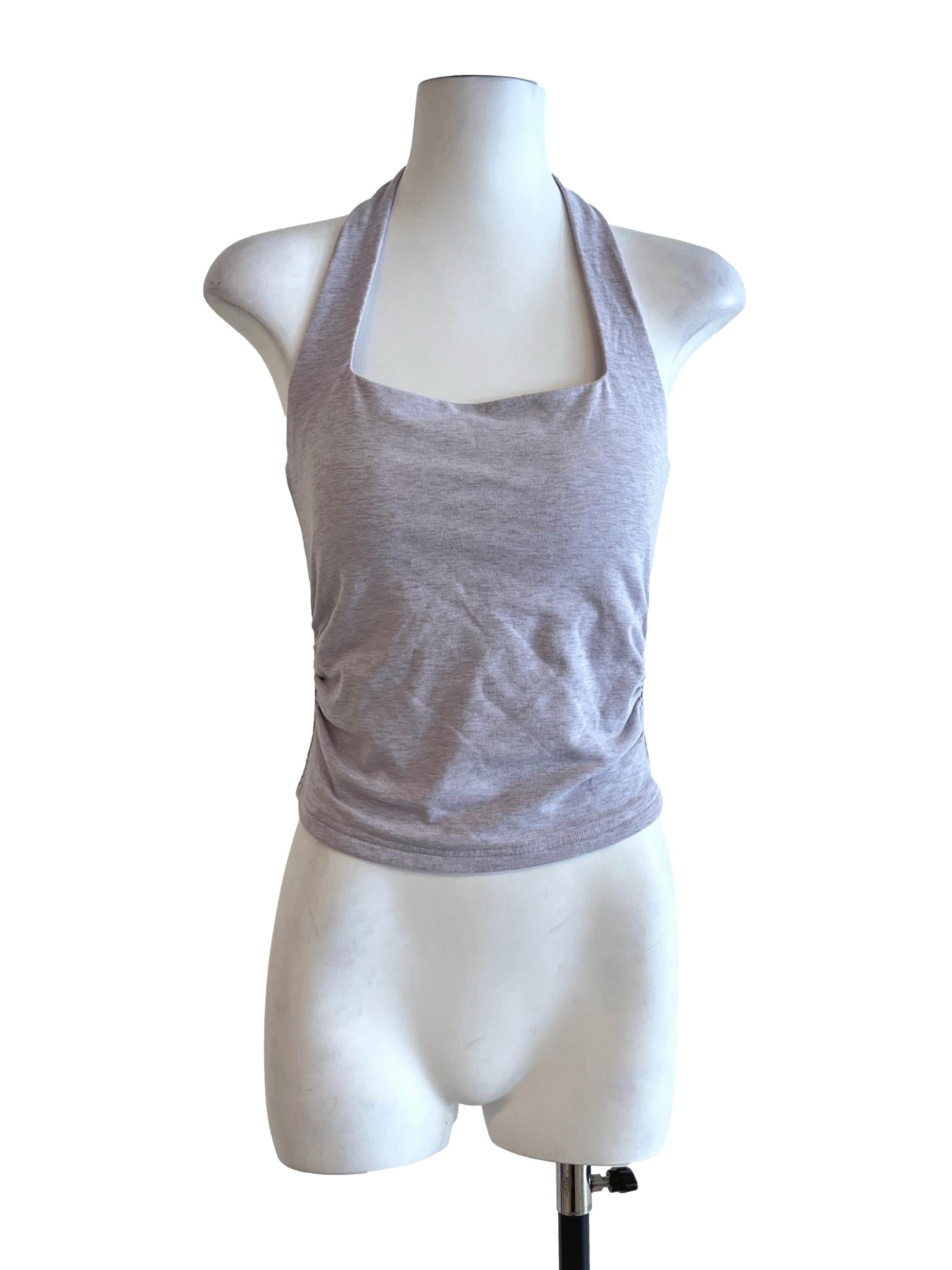 Periwinkle Purple Halter Strap Top