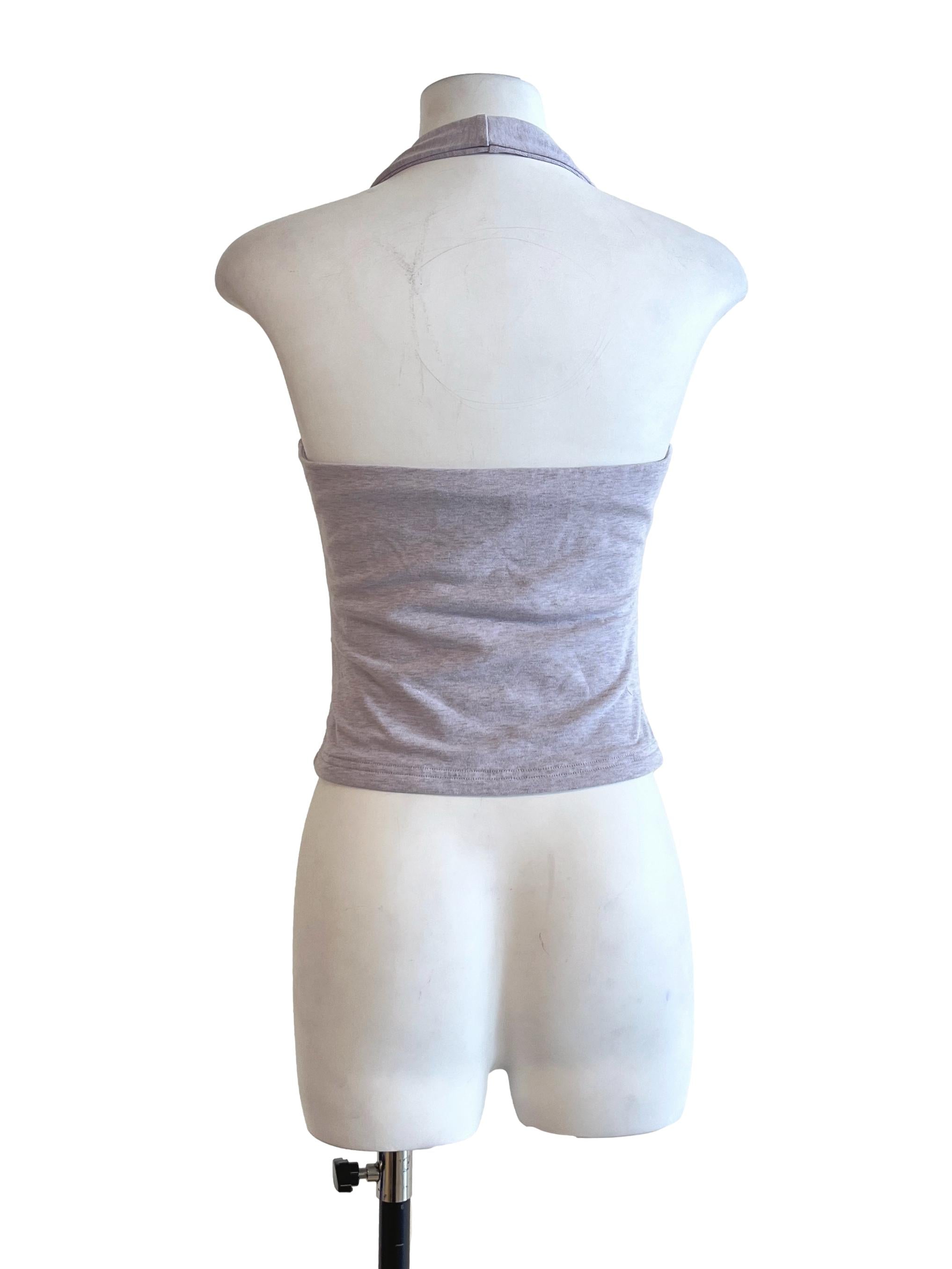 Periwinkle Purple Halter Strap Top