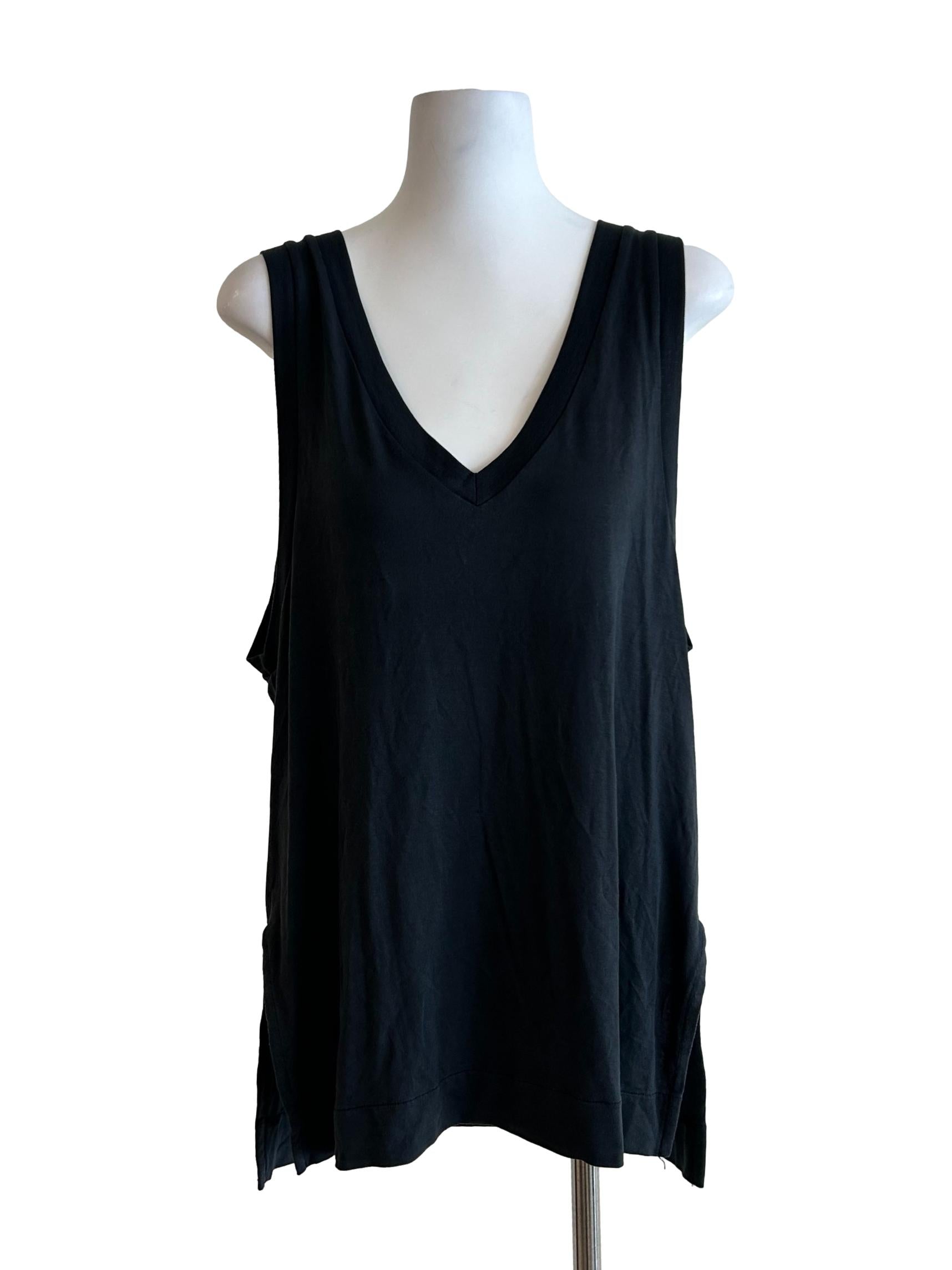 Cusco Tank Top In Black Sand CSN