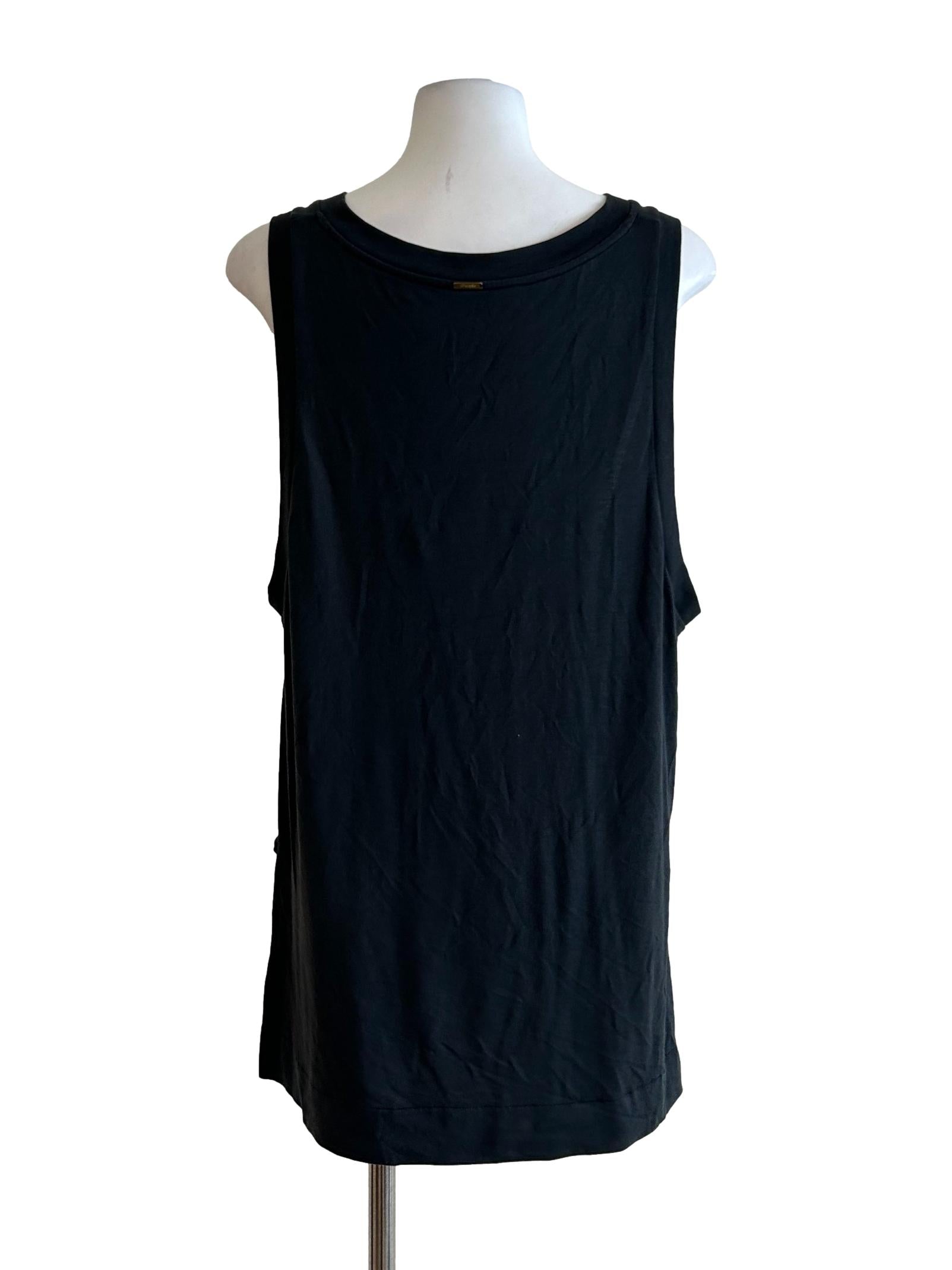 Cusco Tank Top In Black Sand CSN
