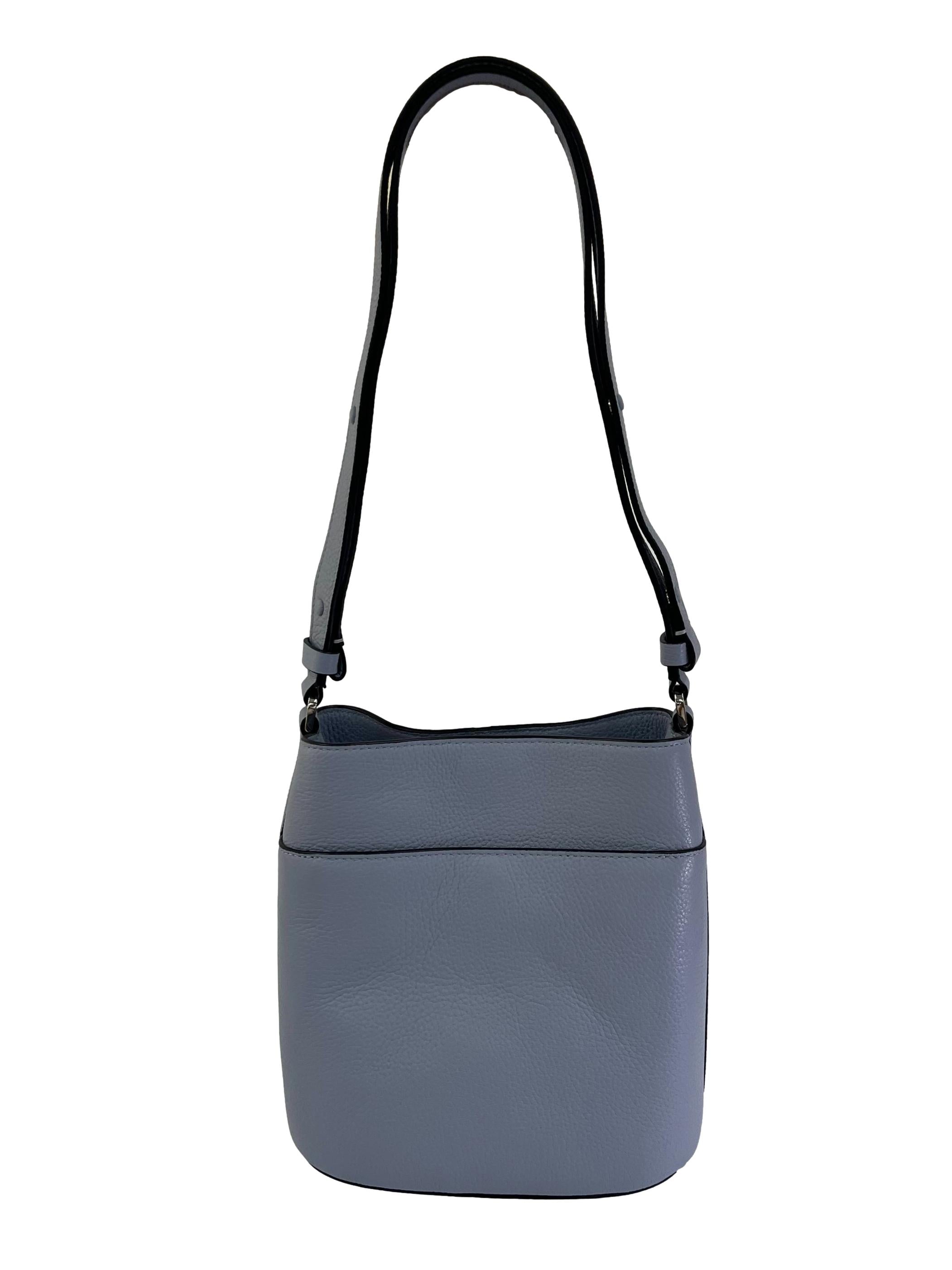 Blue Leather Leila Small Bucket Bag CSN