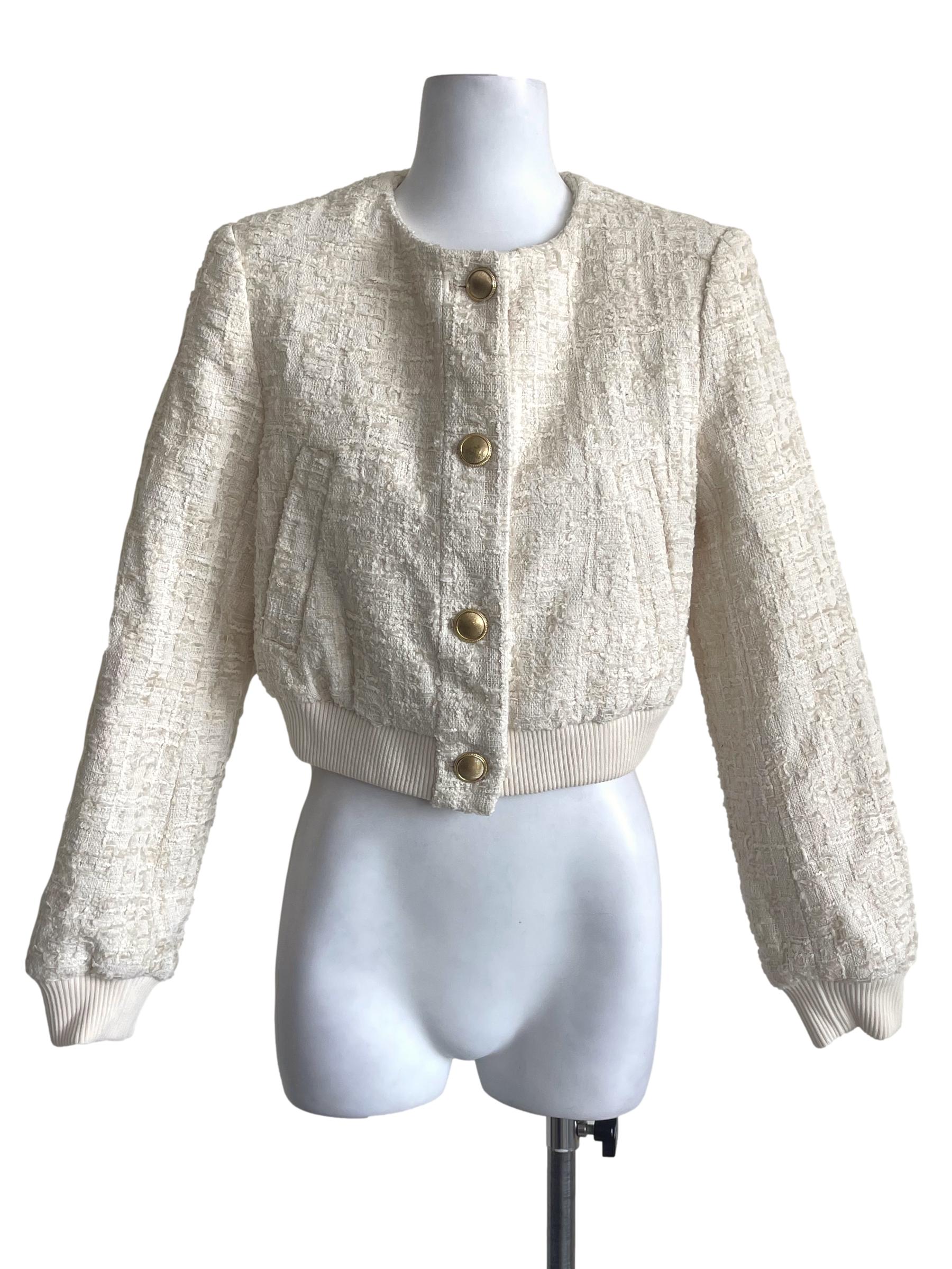 Cream Tweed Jacket