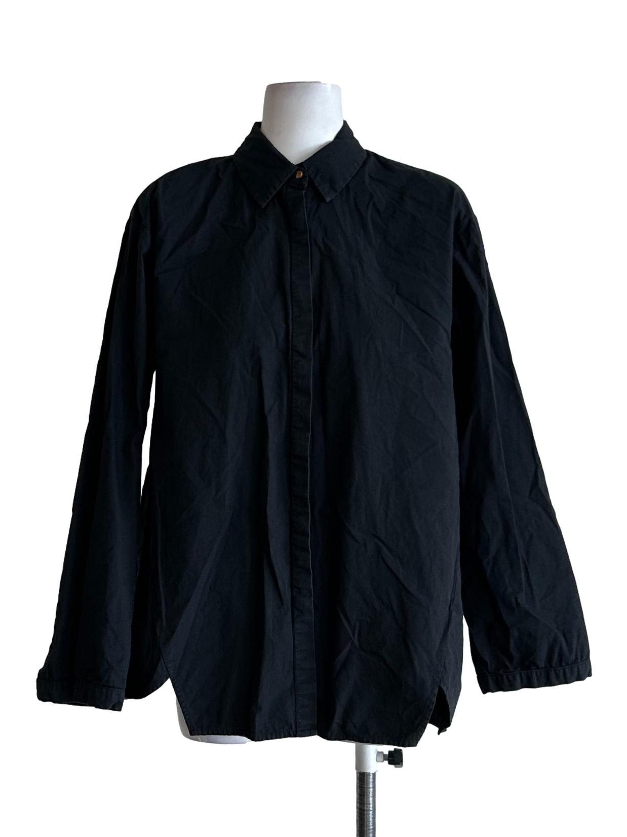 Budapest Organic Cotton Oversized Shirt In Eclipse CSN