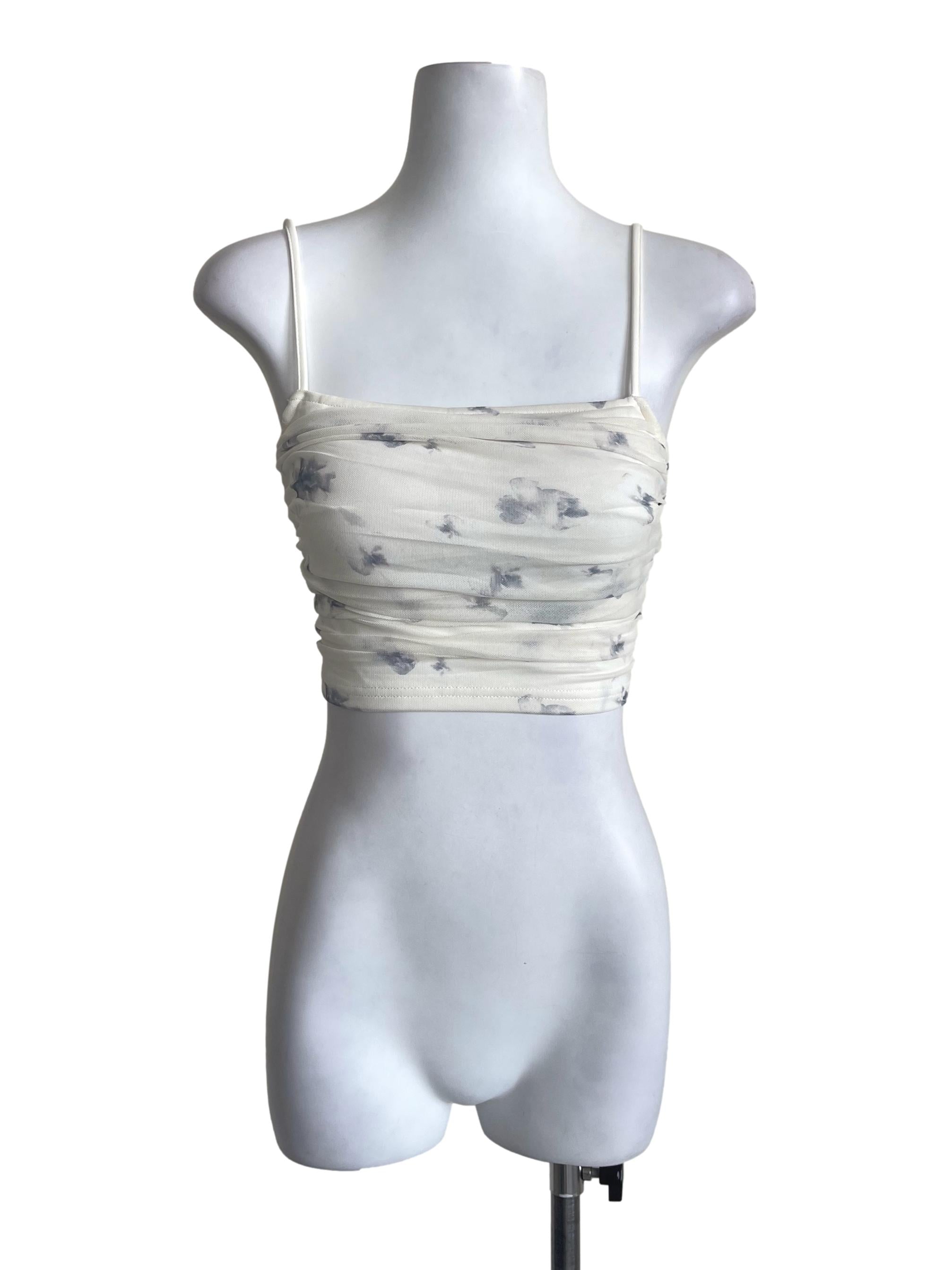 White Net Strap Tube