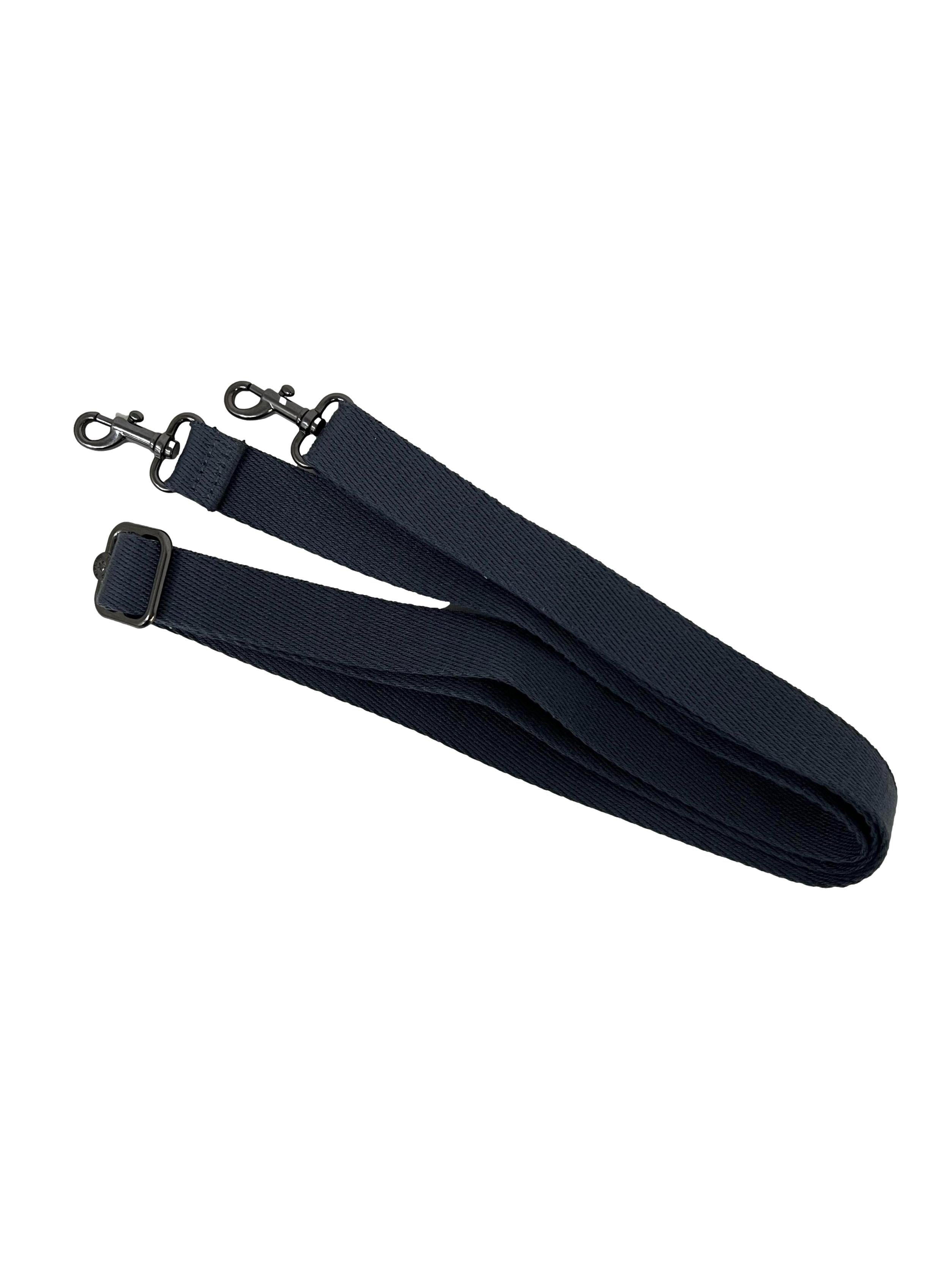 Blue Shiny Nylon Crossbody Bag