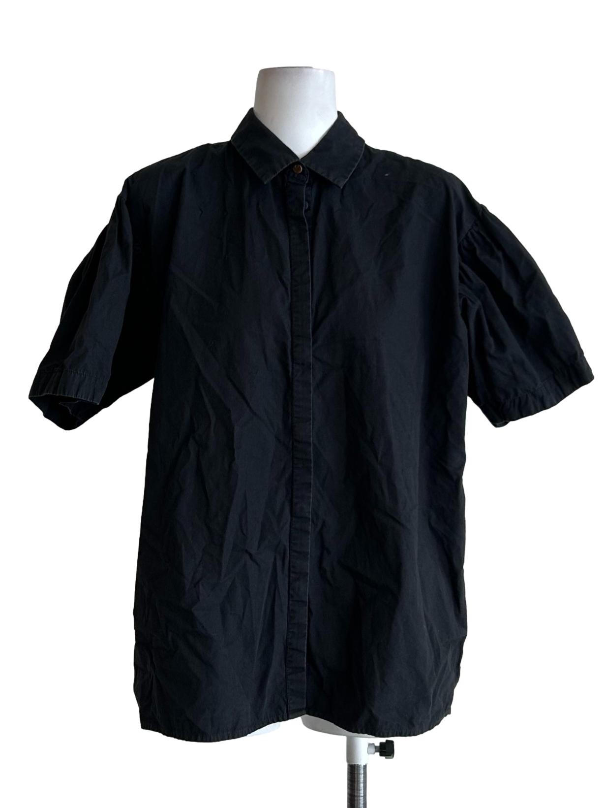 Vienna Organic Cotton Short Sleeves Shirt In Eclipse CSN