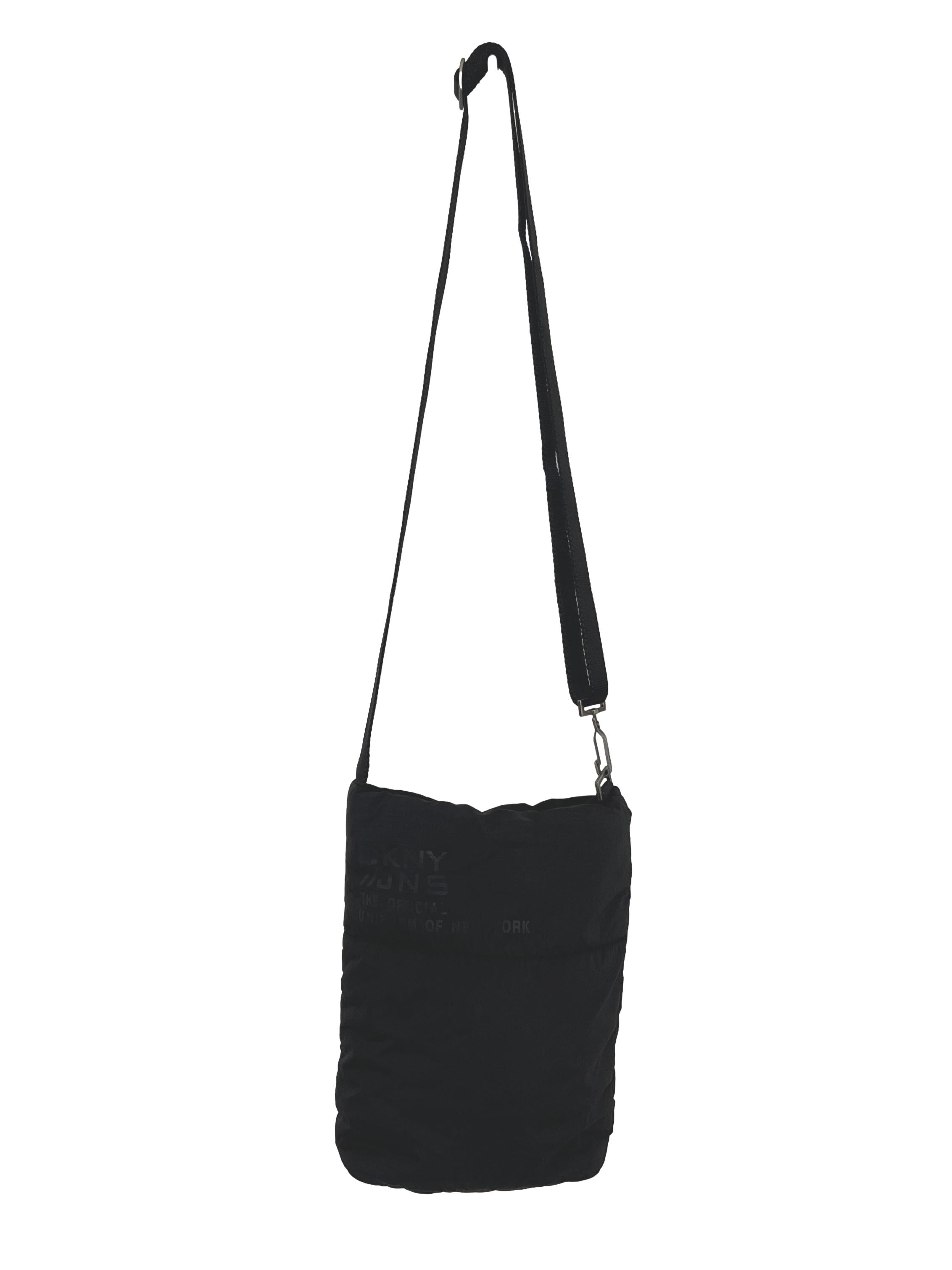 Black Nylon Crossbody Bag