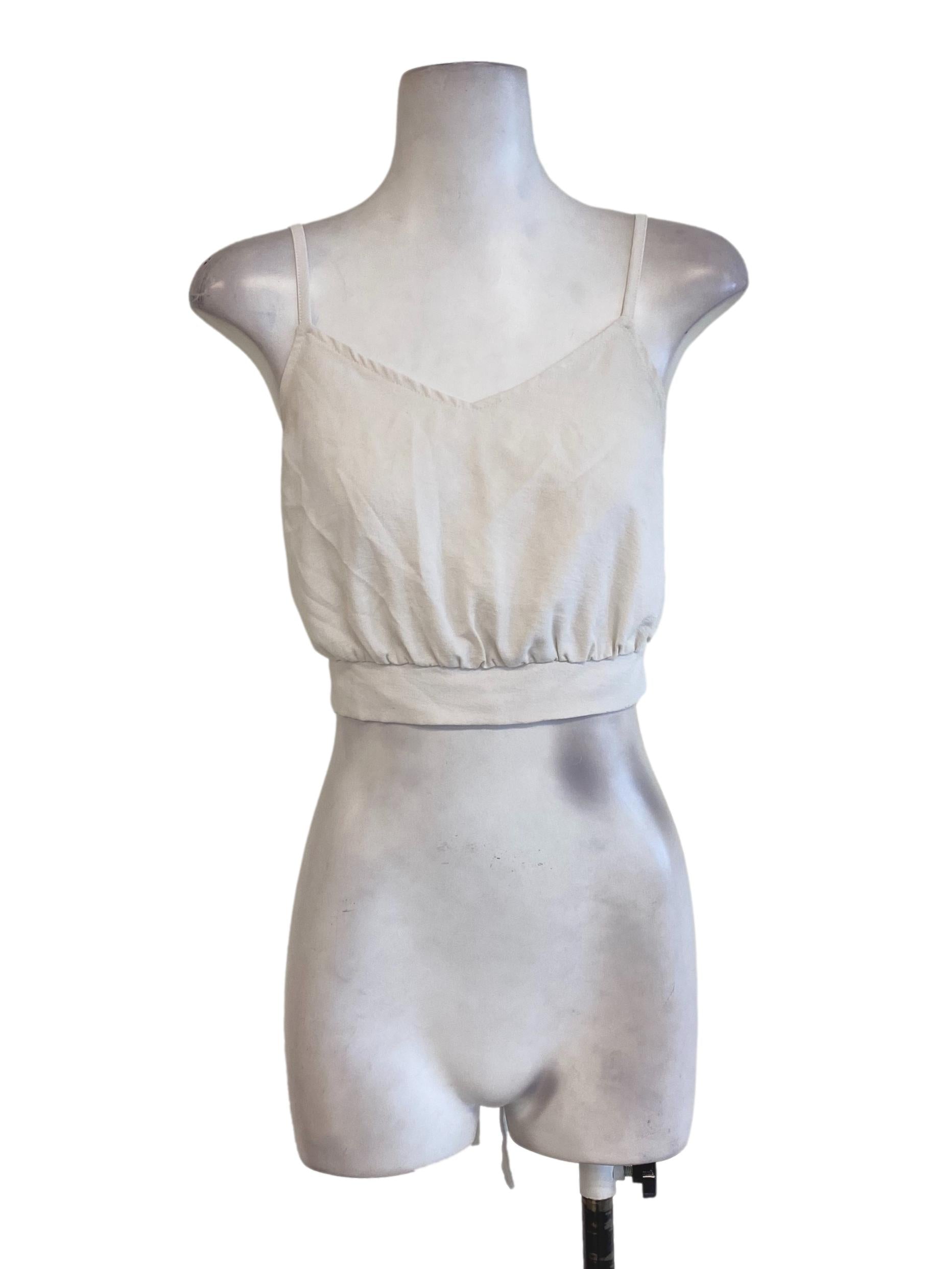 White Crop Top