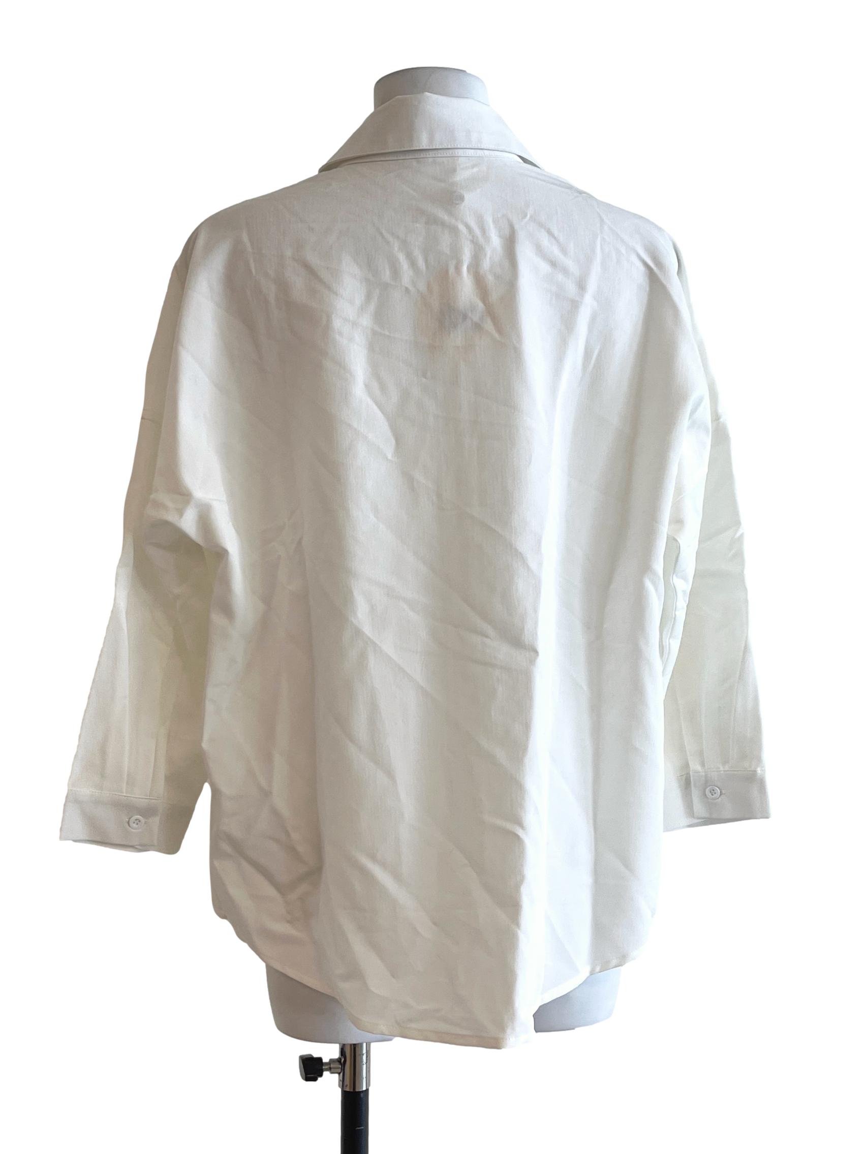 Off-White Long Sleeve Top