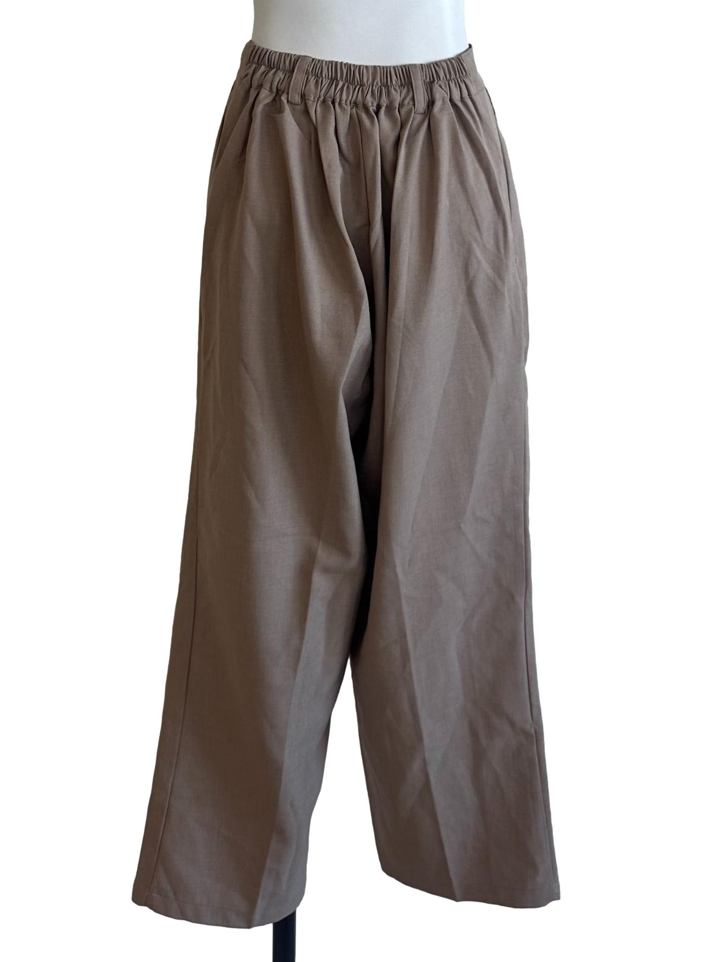 Latte Brown Formal Long Pants