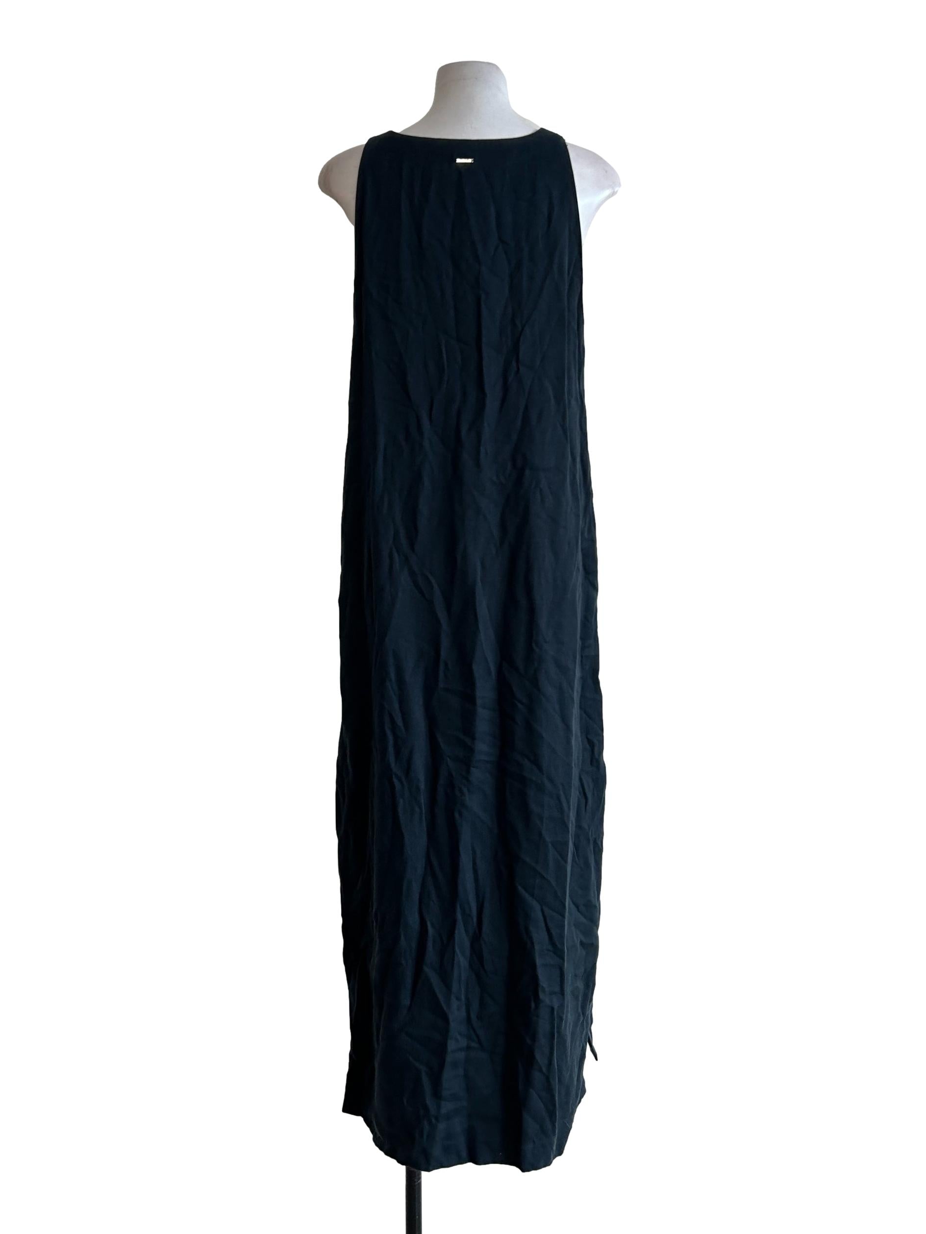 Capri Sleeveless V-Neck Maxi Dress In Licorice CSN