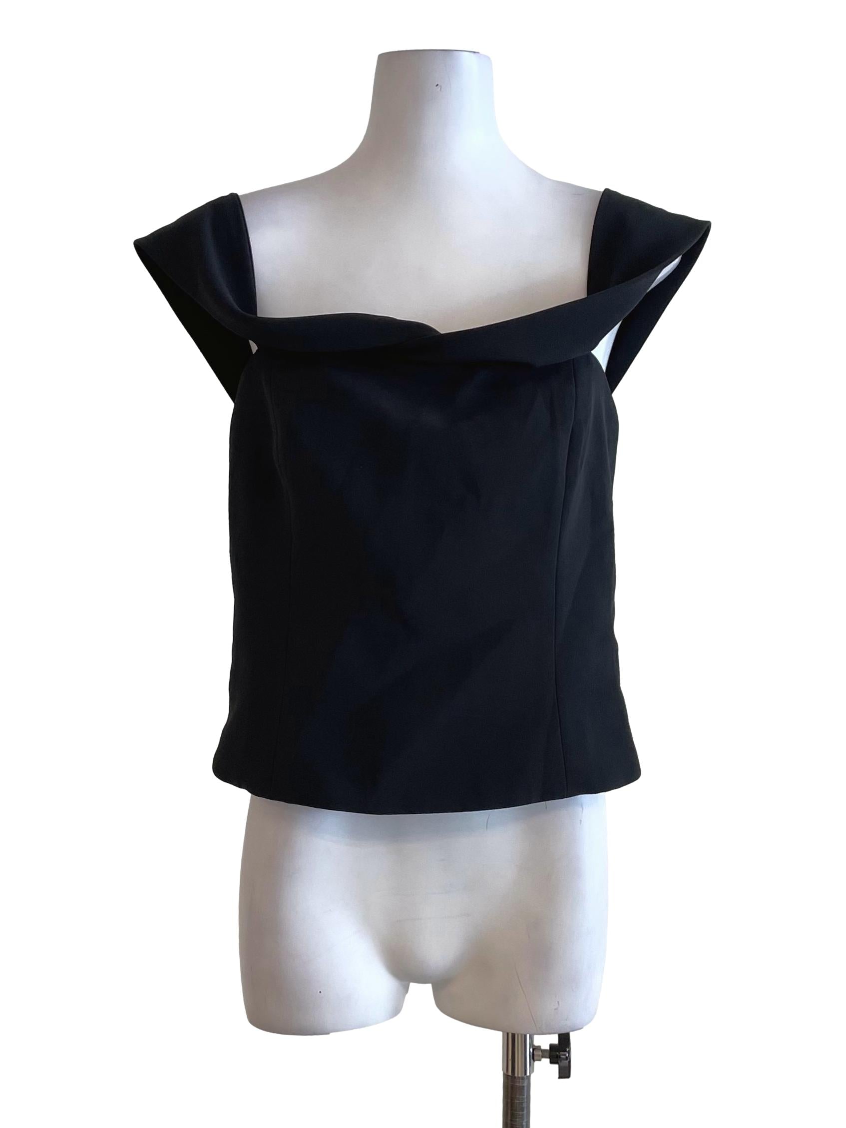 Black Off Shoulder Top