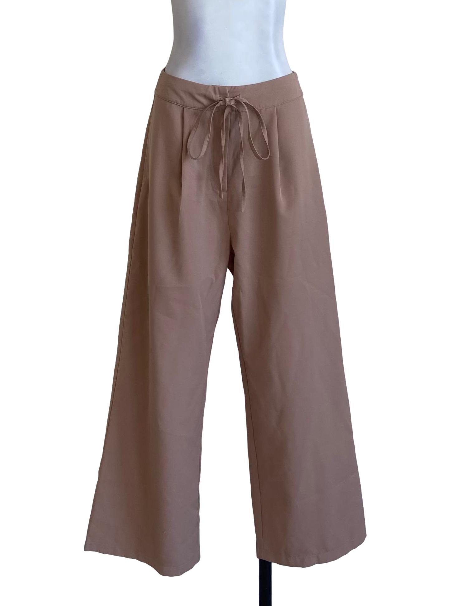 Linen Beige Twill Formal Pants