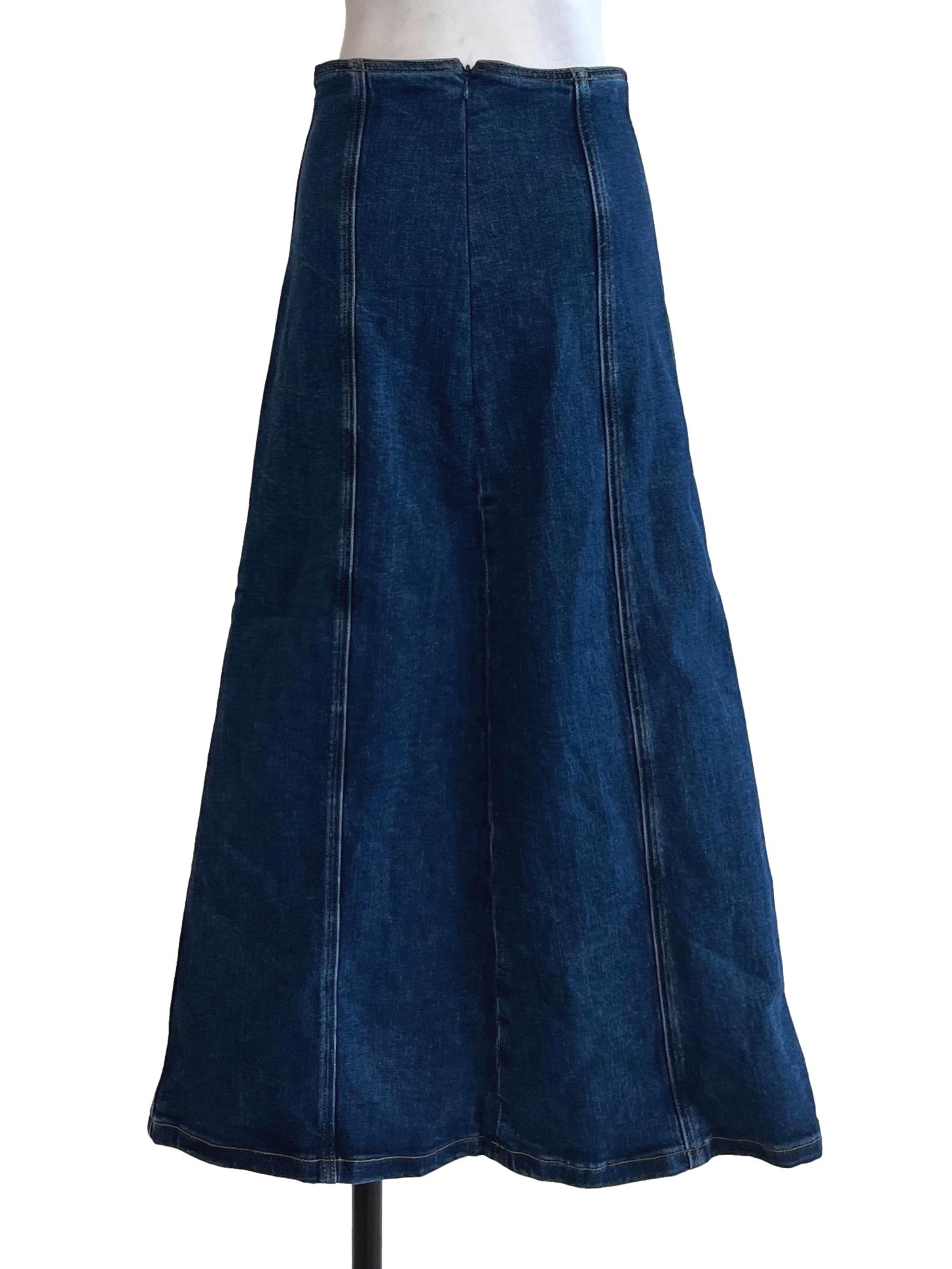Blue Jeans Skirt