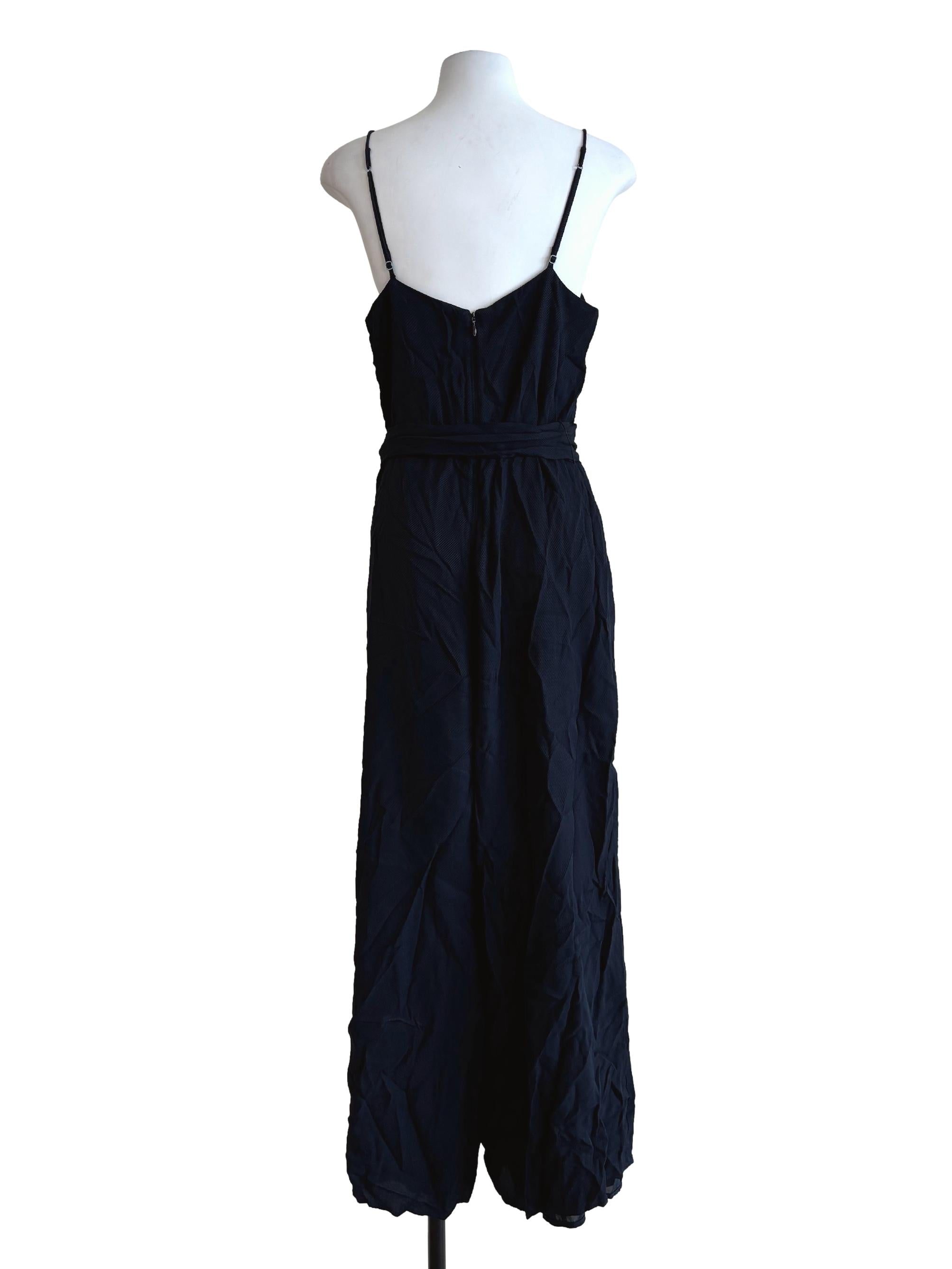 Charcoal Black Spaghetti Strap Jumpsuit