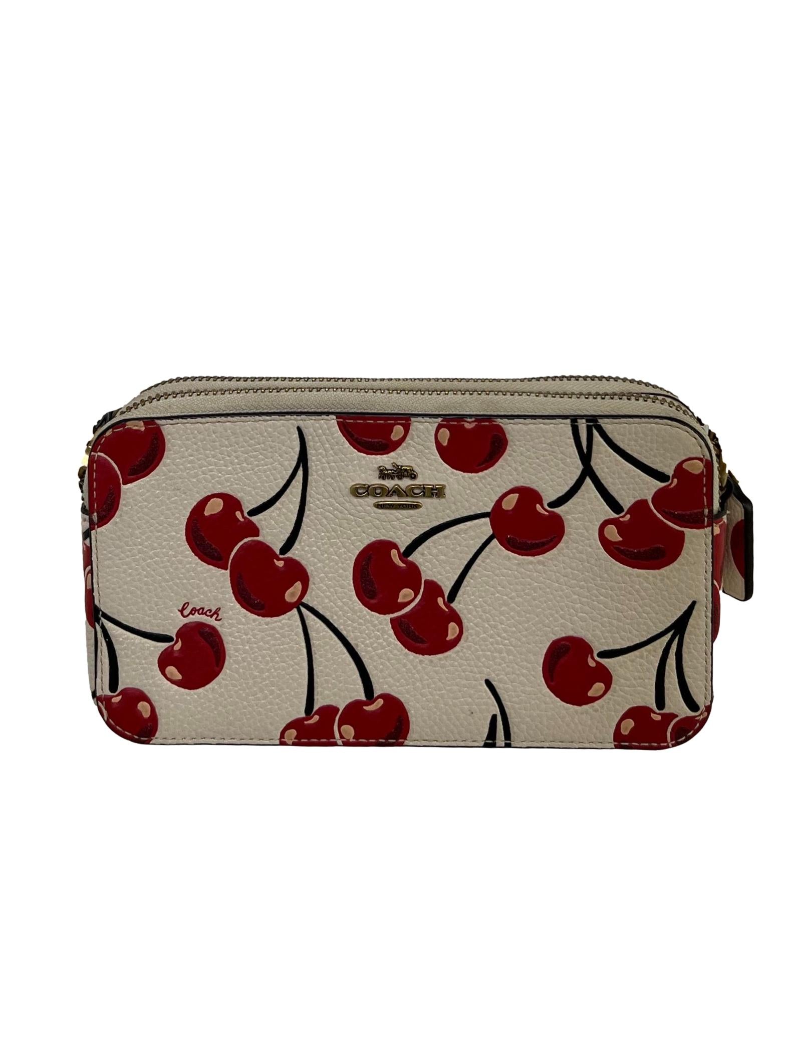 Cream Coach Chery Crossbody Bag