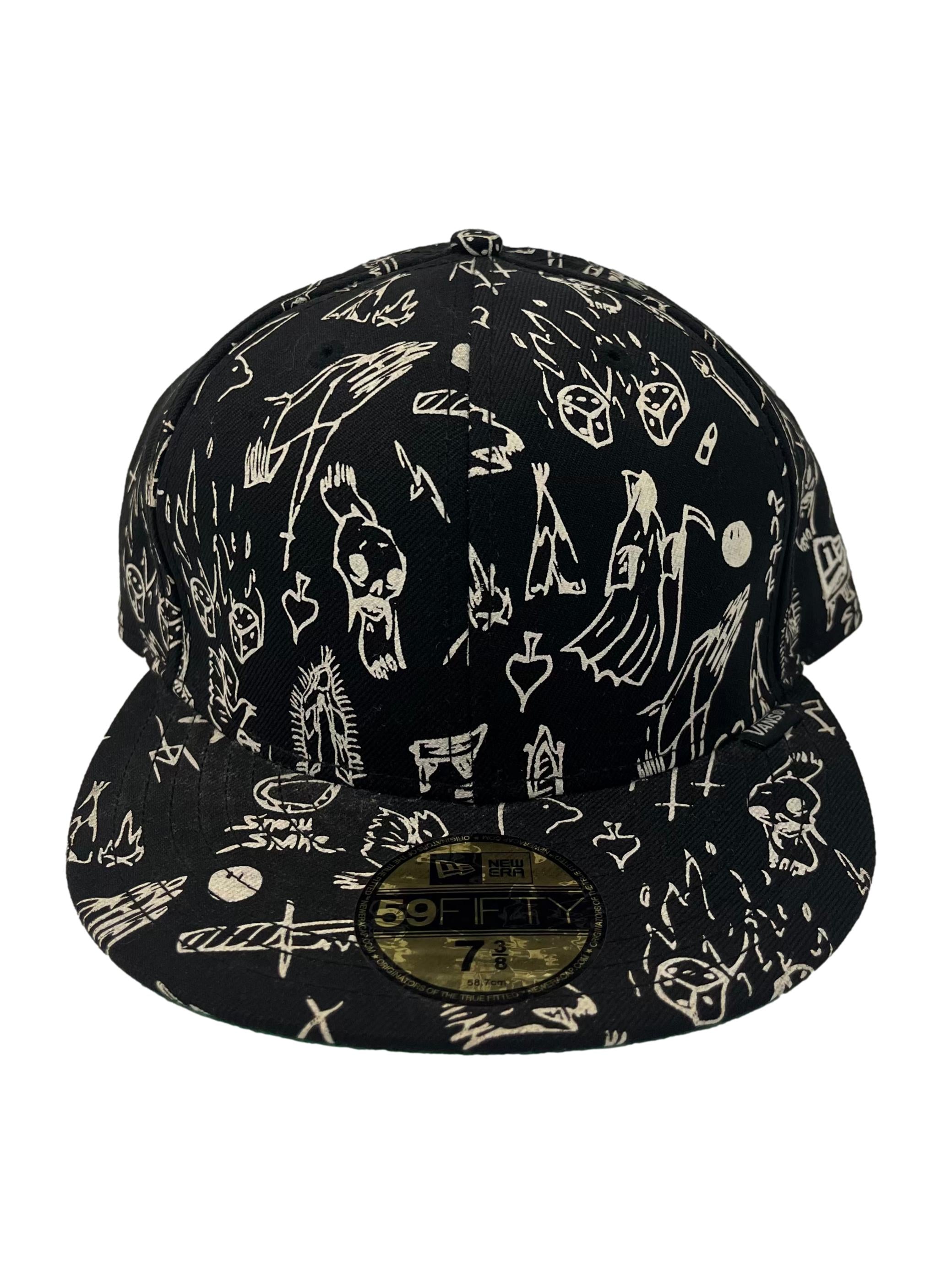 Black And White Snapback Cap