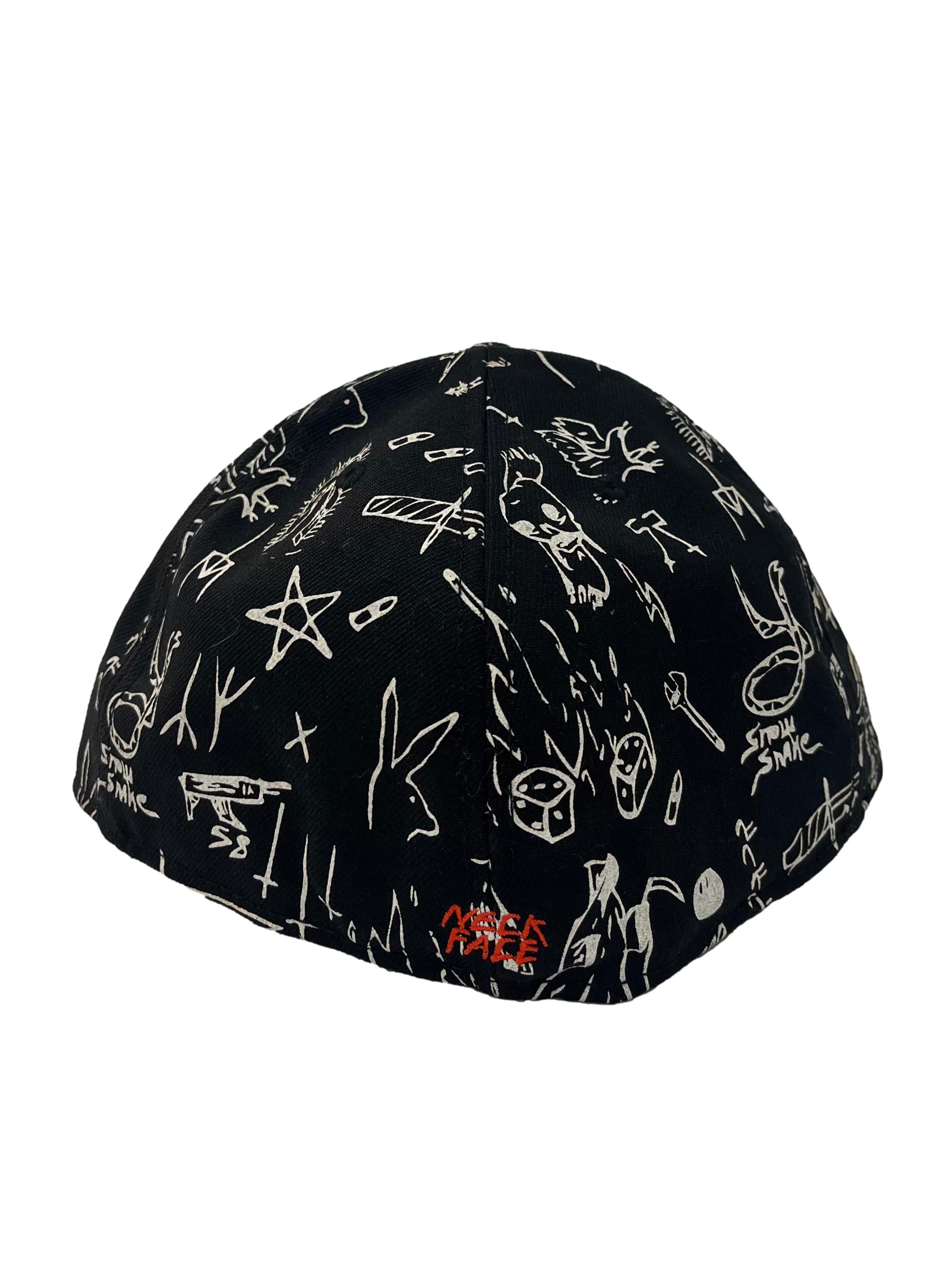 Black And White Snapback Cap