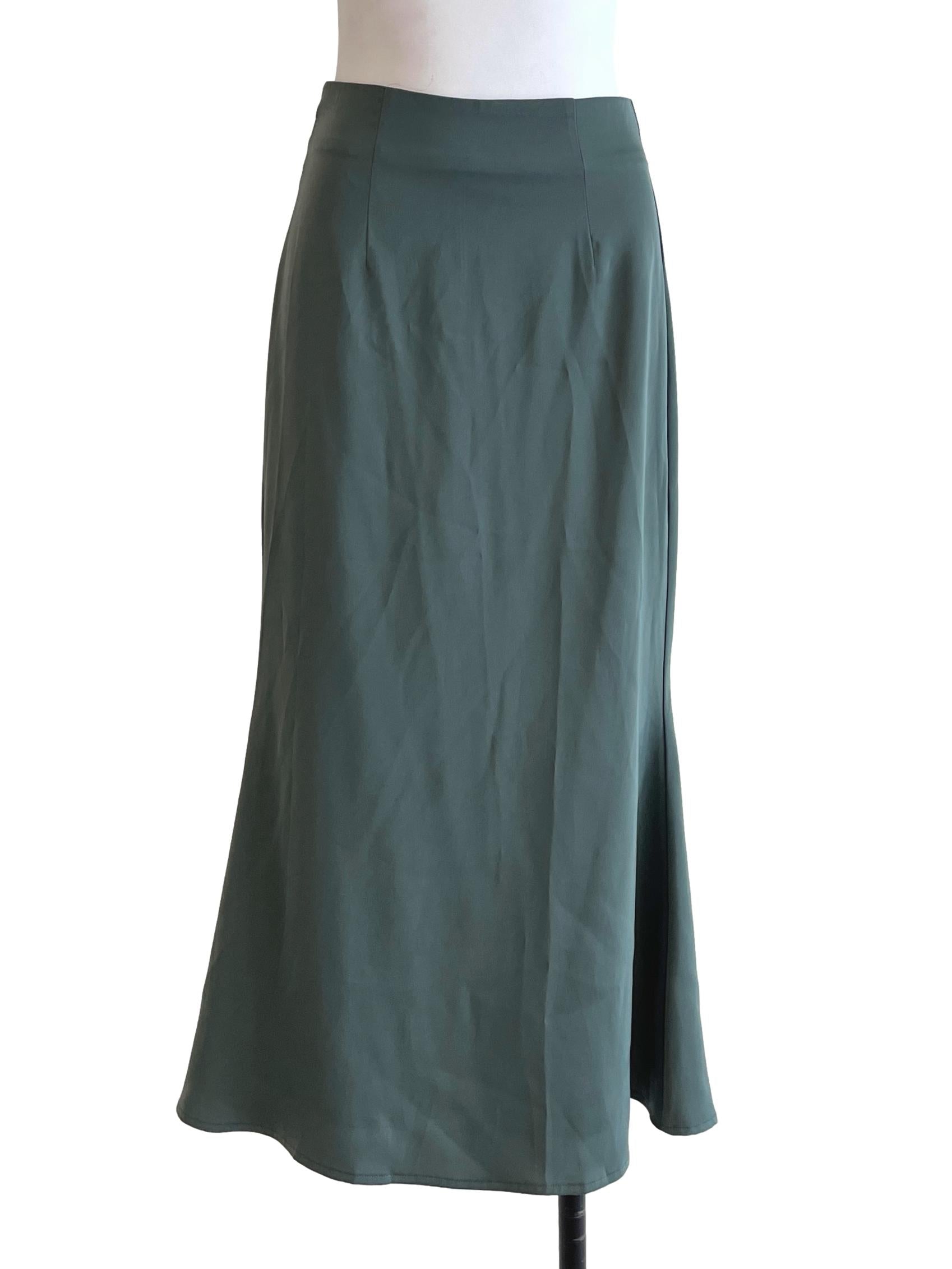 Pine Green Pencil Skirt
