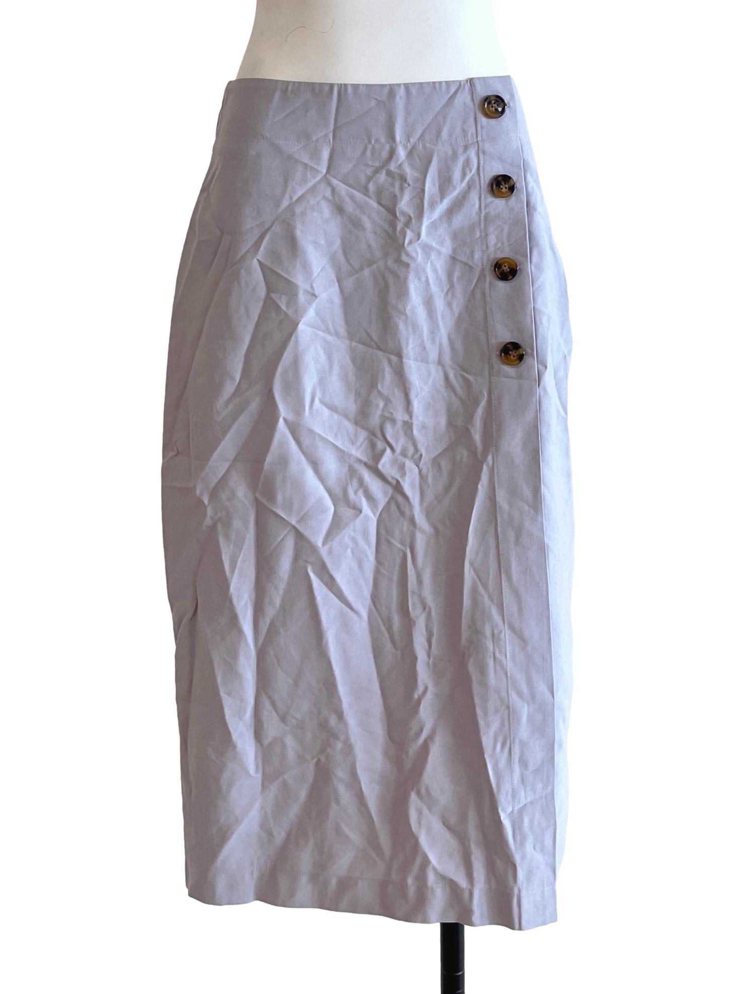 Lavender Purple A-Line Skirt LB
