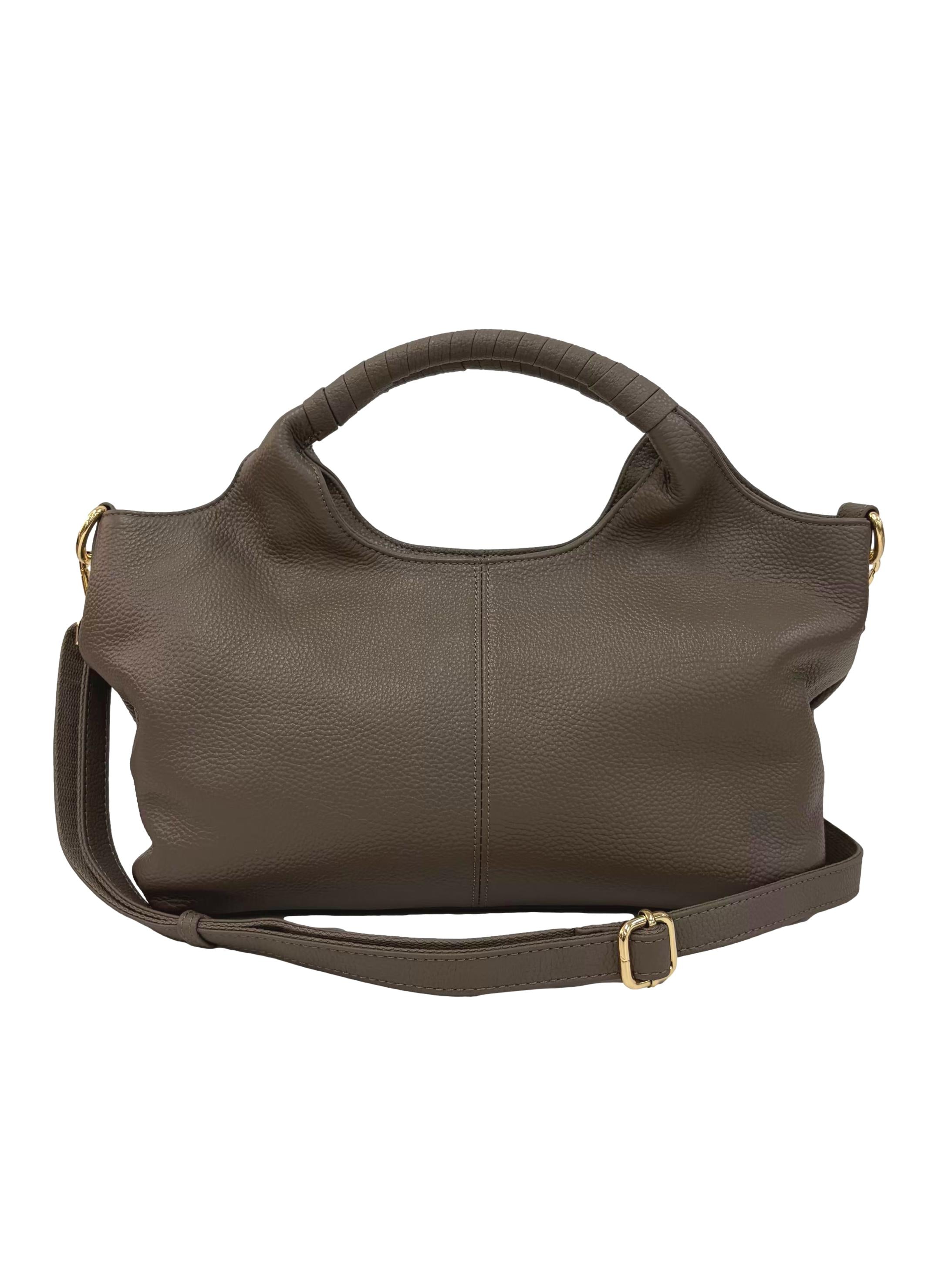 Warm Taupe Lana Crossbody Bag