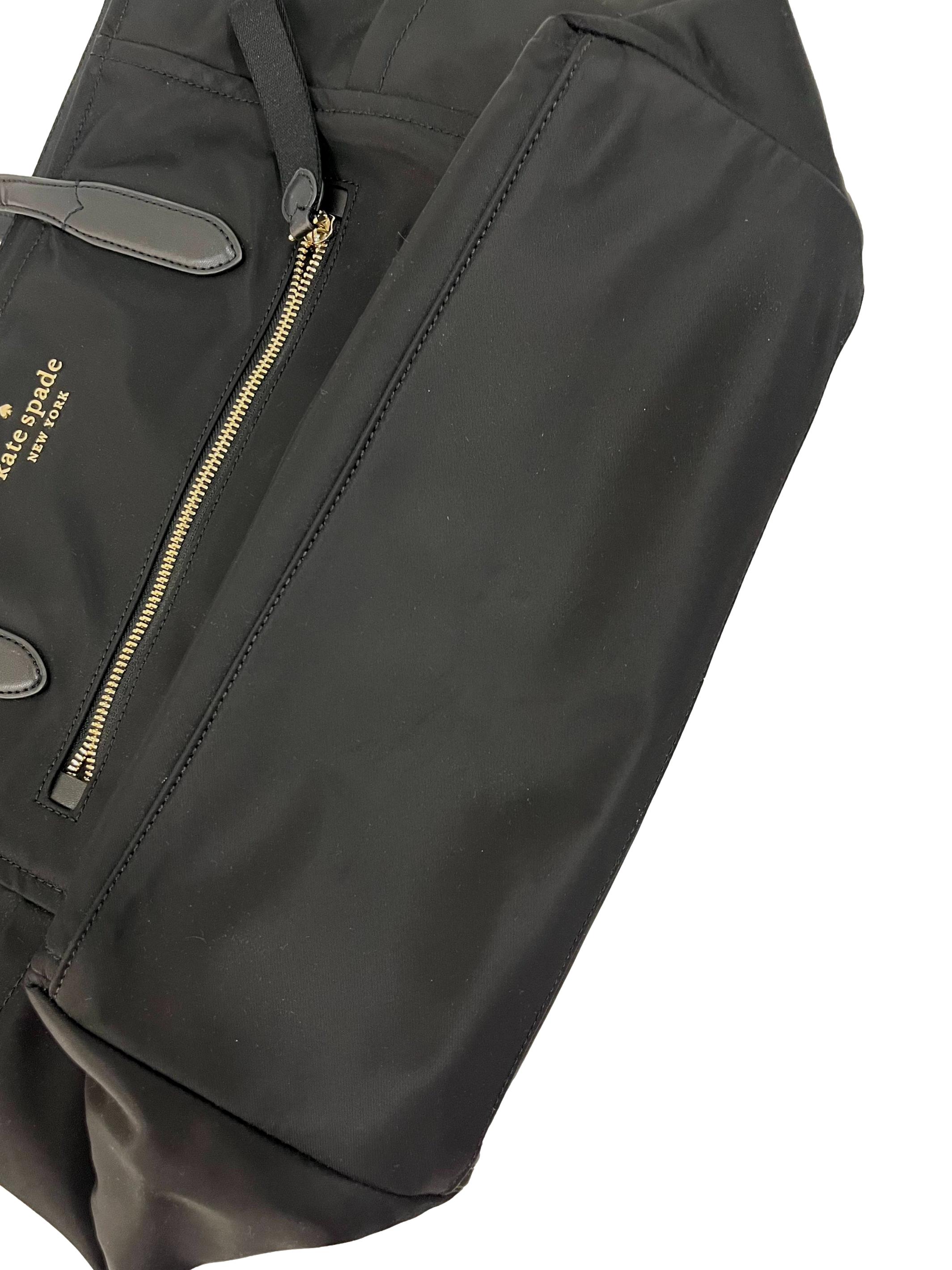 Black Nylon Chelsea Large Tote Bag CSN