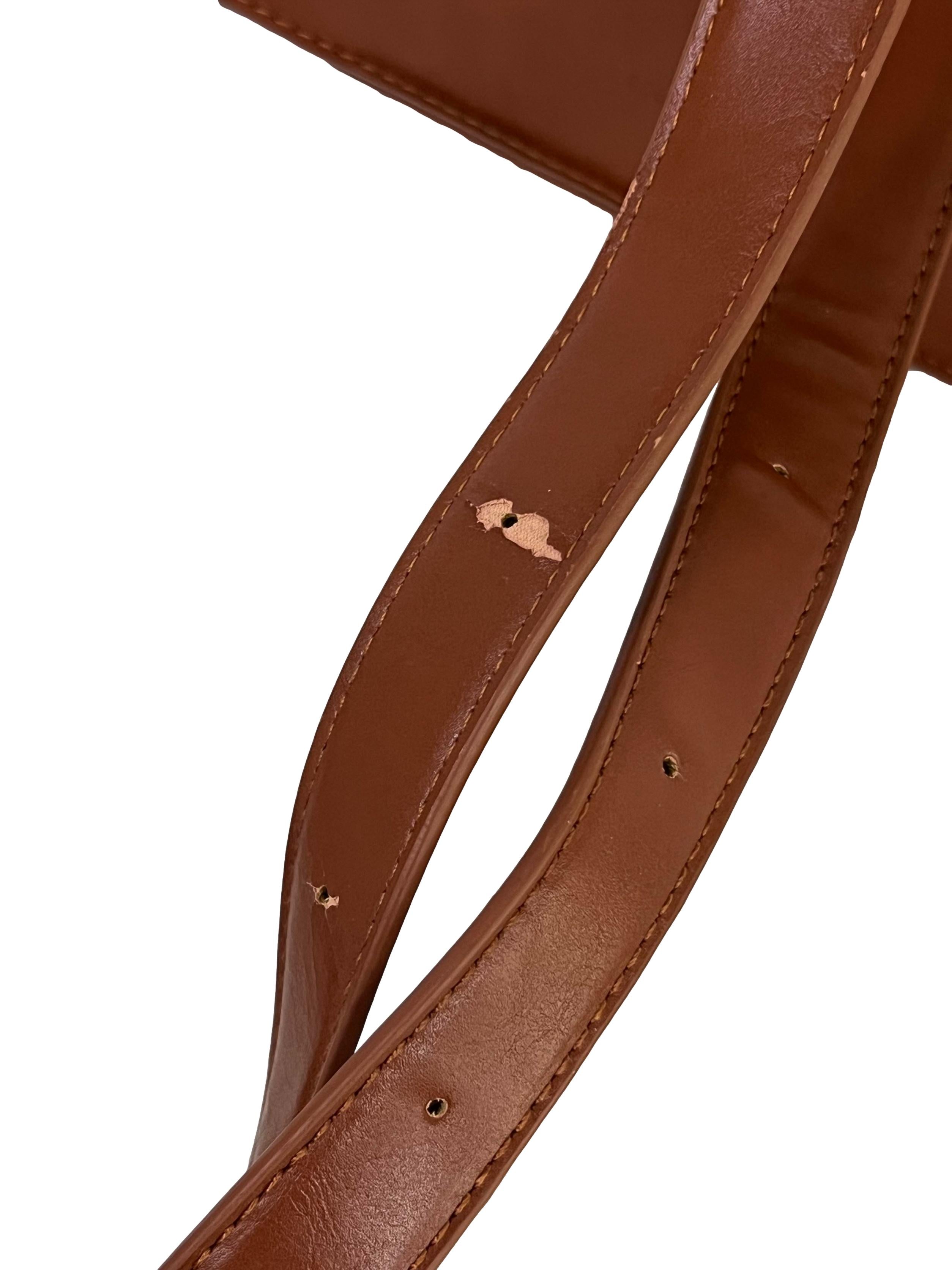 Brown Messenger Backpack
