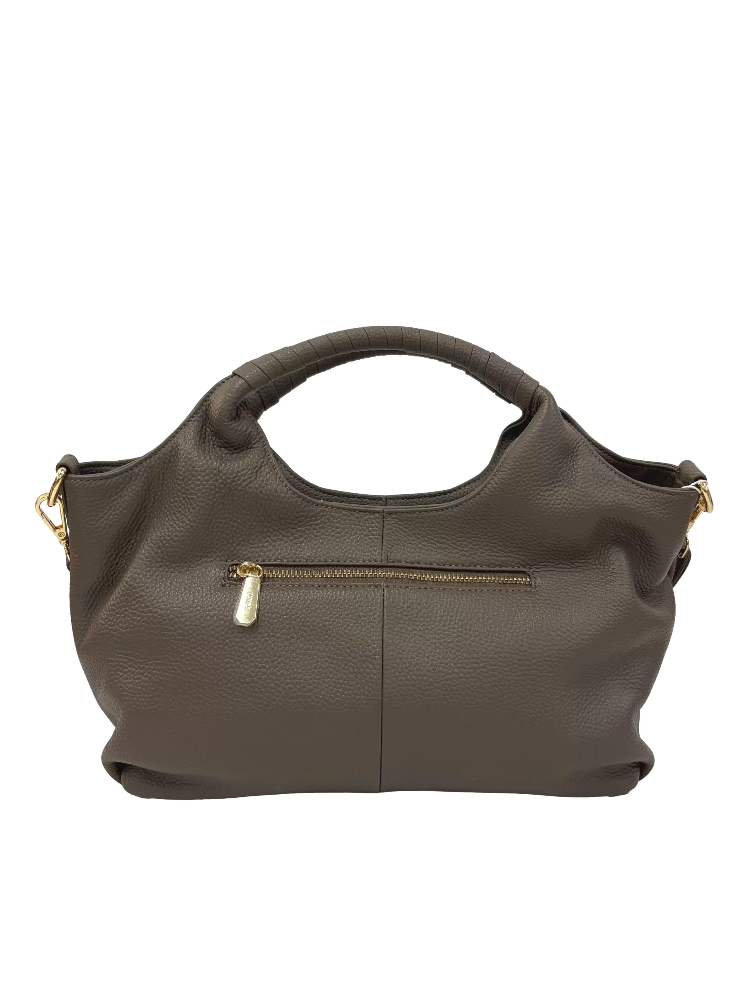 Warm Taupe Lana Crossbody Bag