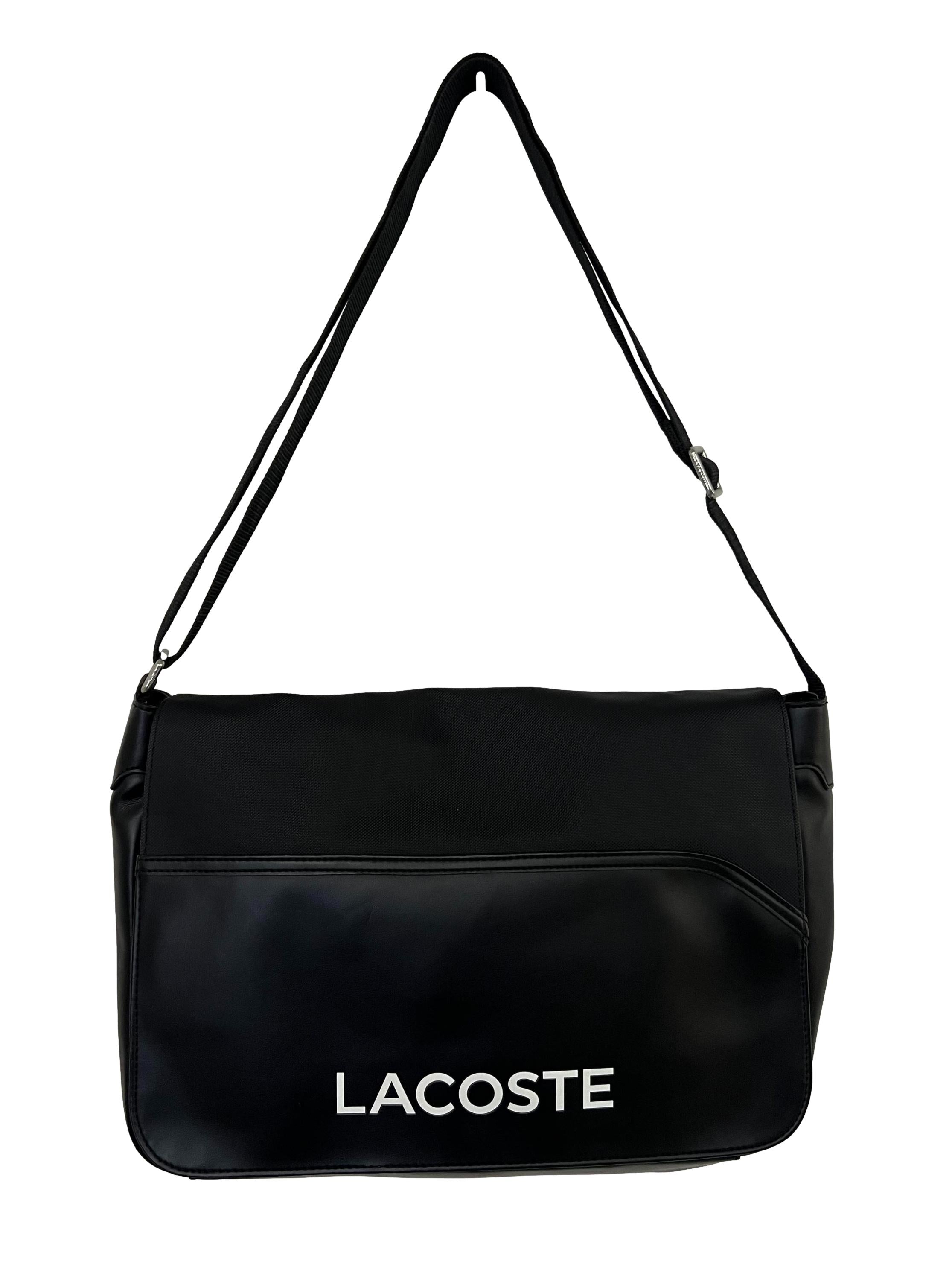 Black Messenger Crossbody Bag