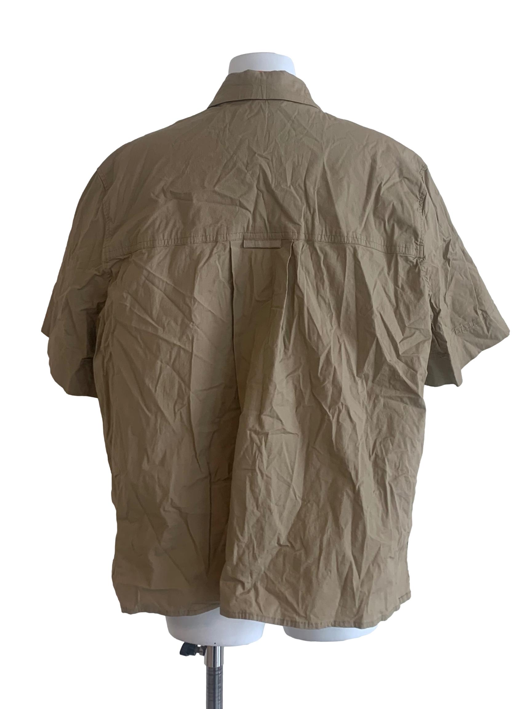 Coffee Brown Collared Top