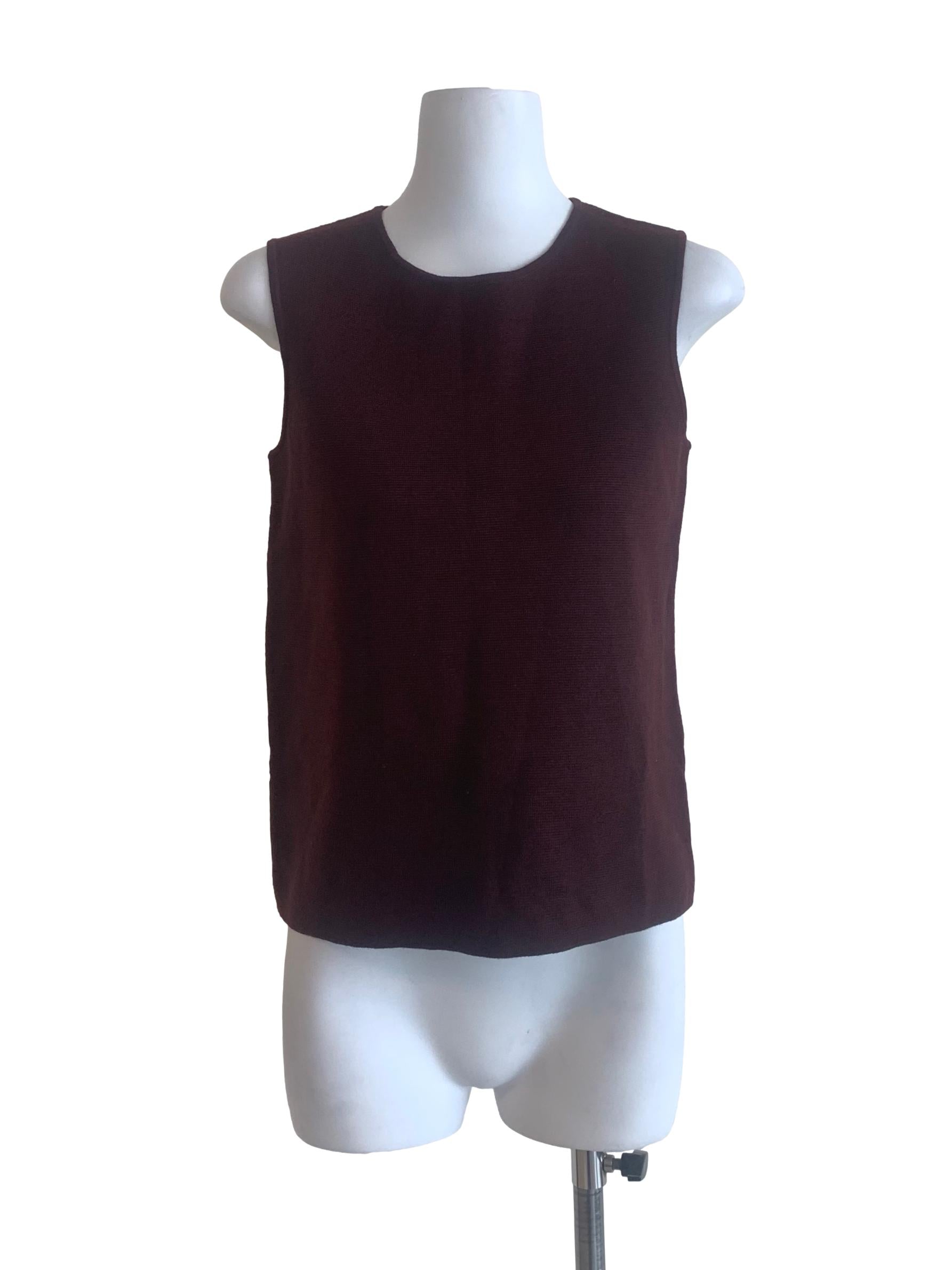 Mulberry Purple Round Neck Top