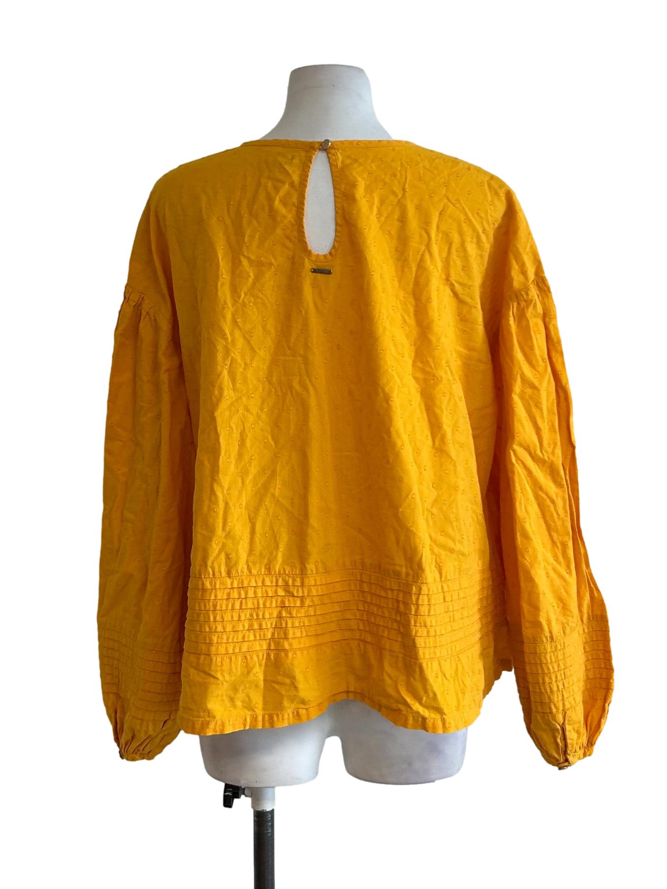 Strasbourg Blouse - Cotton Summer Blouse Fenugreek Yellow CSN