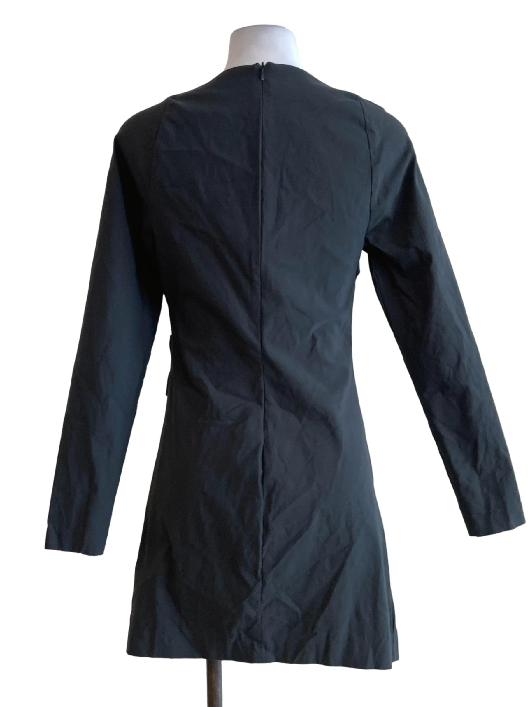 Ash Sage Draped Dress