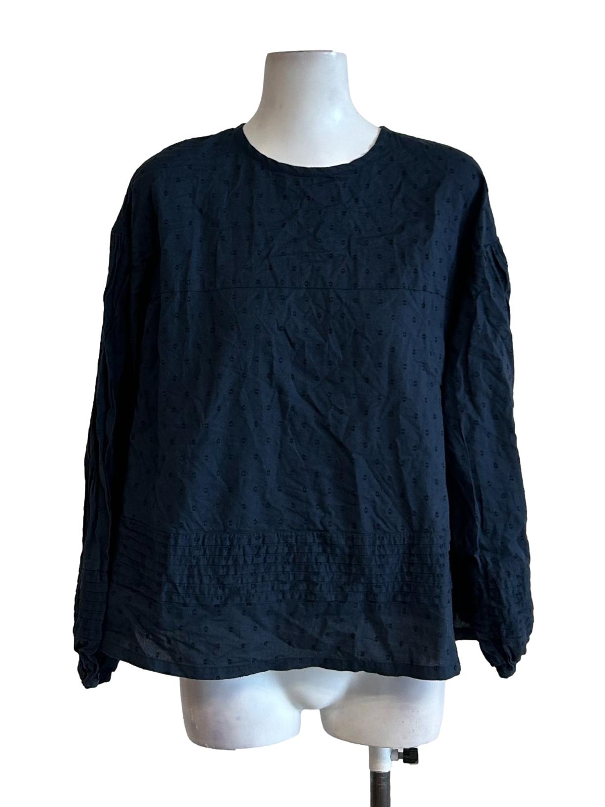 Strasbourg Blouse - Cotton Summer Blouse Kalonji Blue CSN