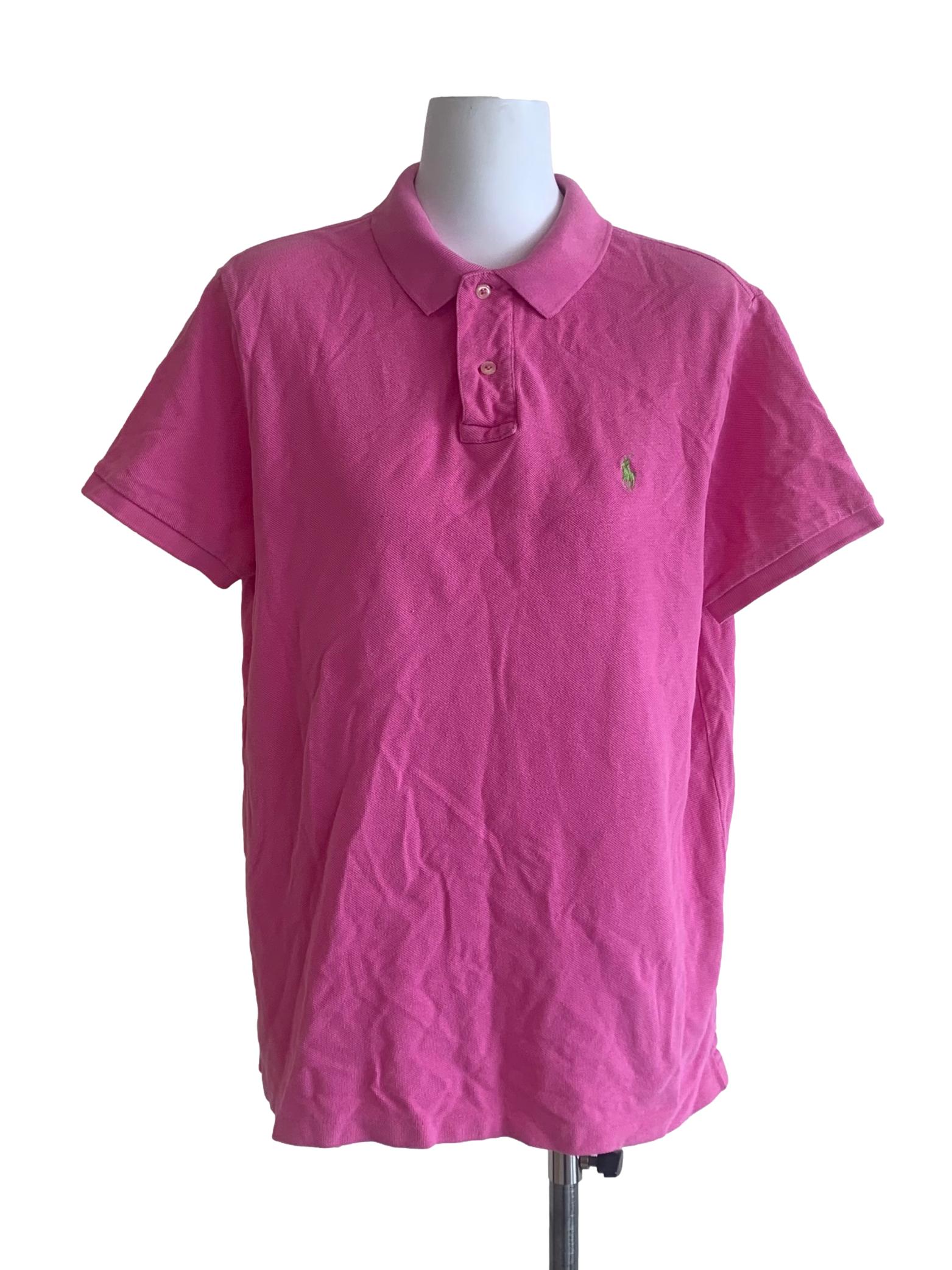 Hot Pink Collared Top
