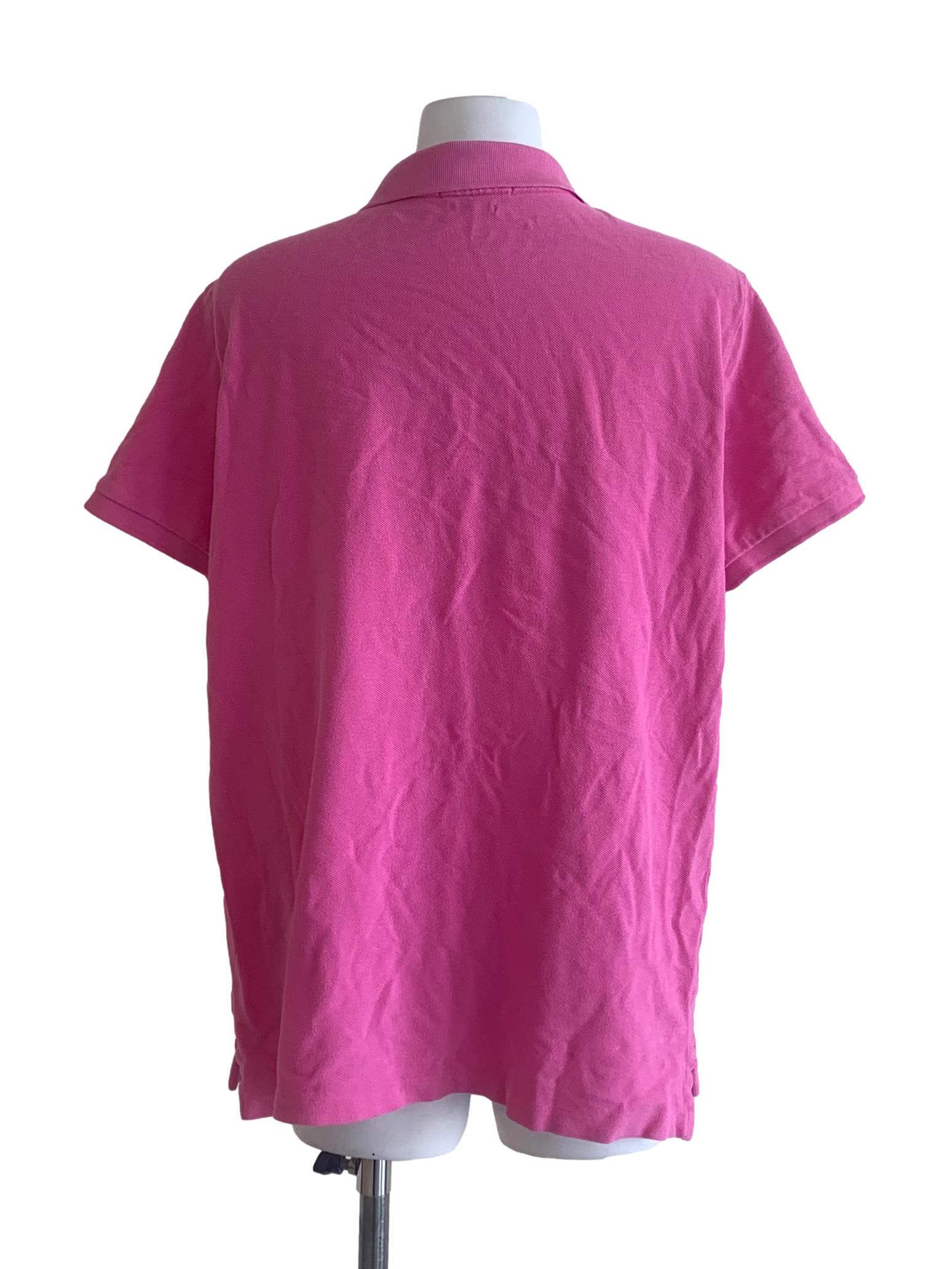 Hot Pink Collared Top