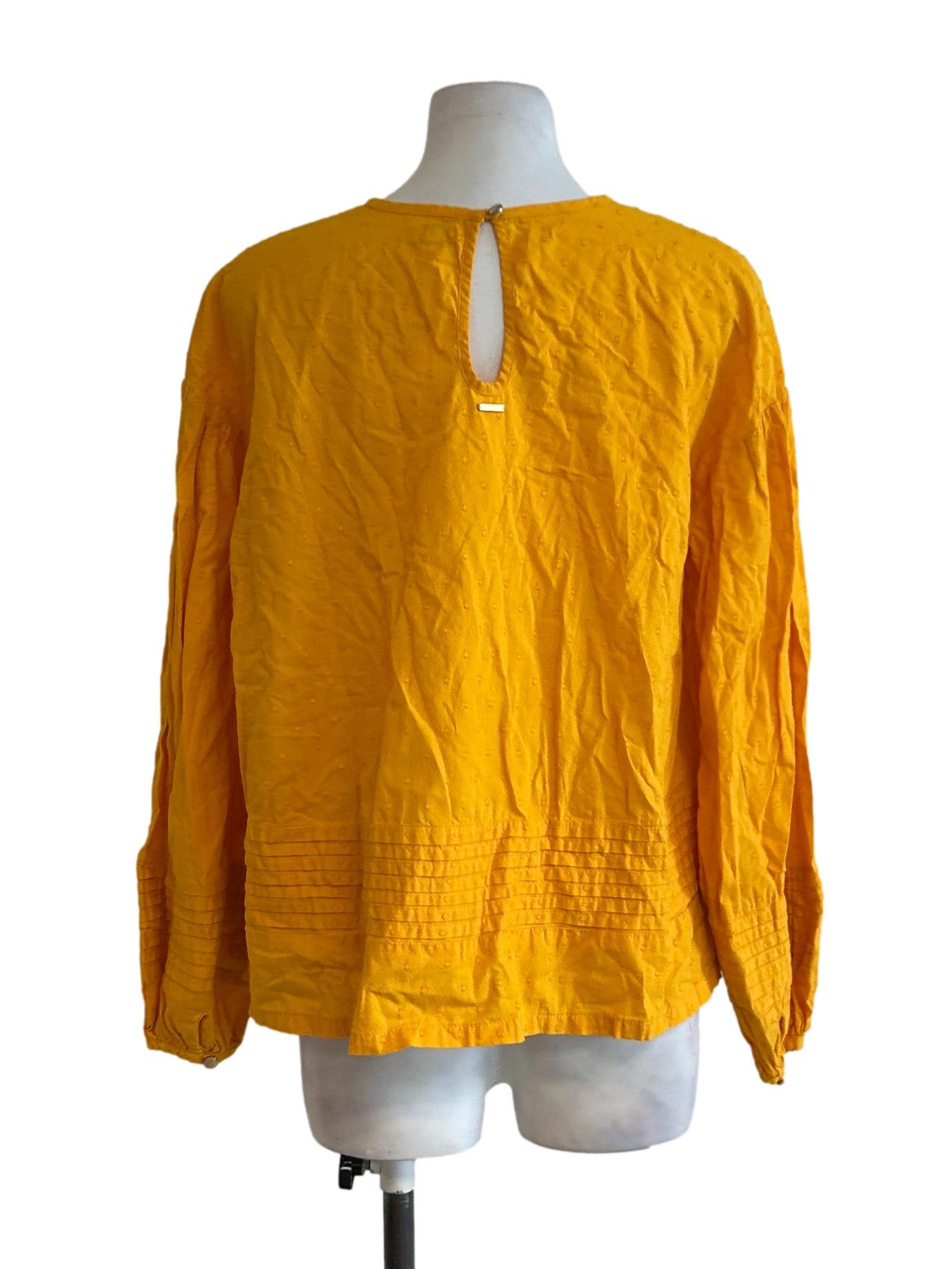 Strasbourg Blouse - Cotton Summer Blouse Fenugreek Yellow CSN